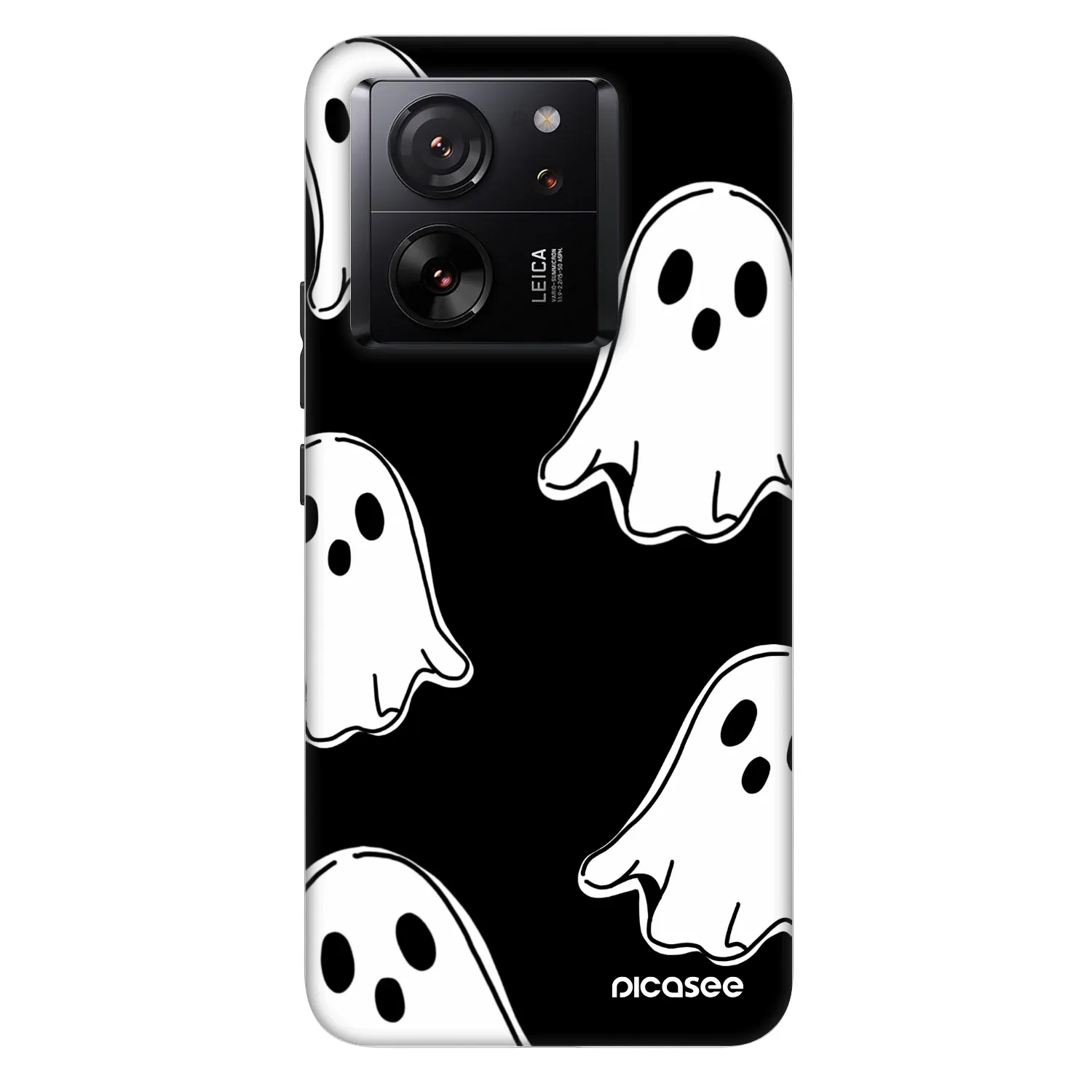Picasee Fashion Case für Xiaomi 13T Pro - Black ghosts