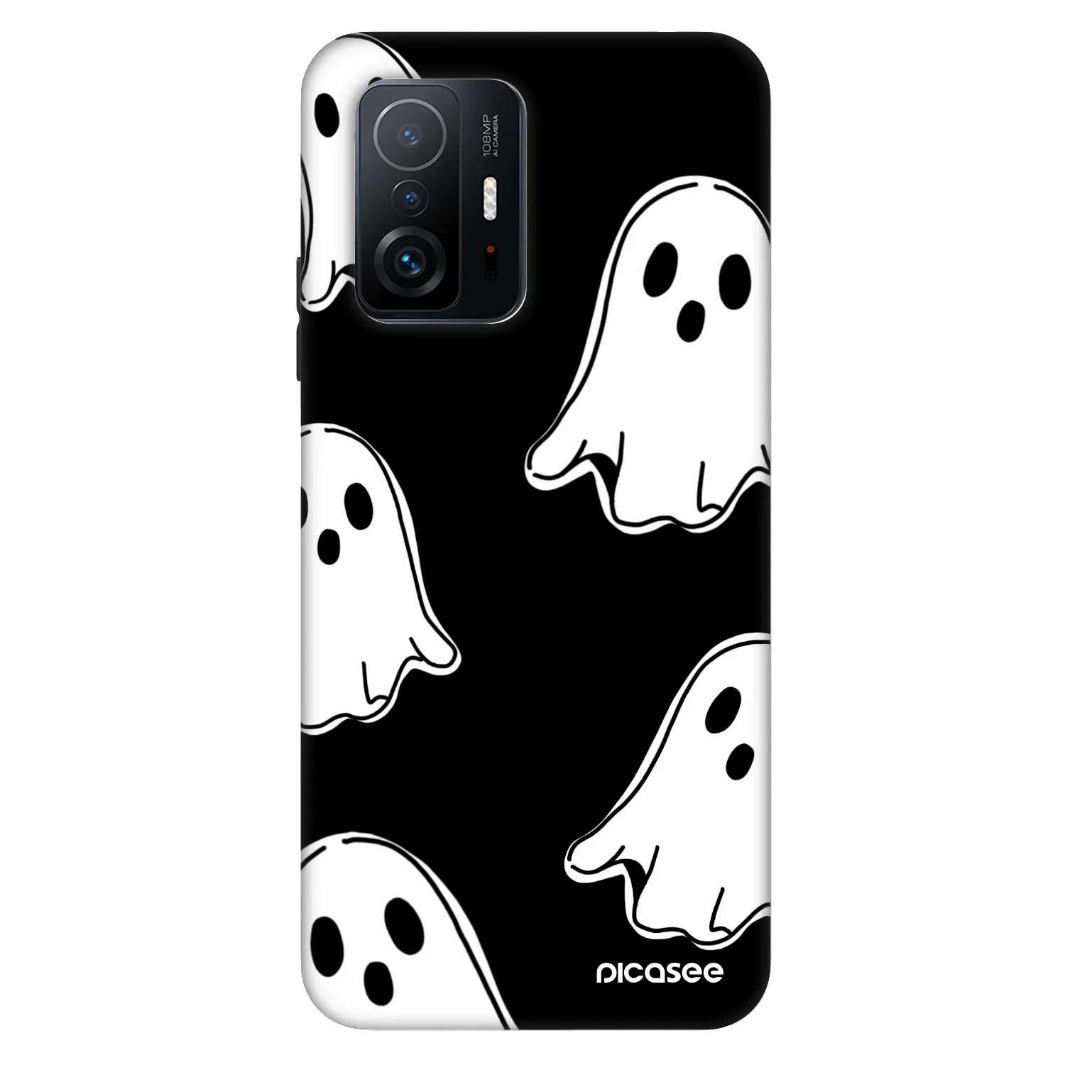 Picasee Fashion Case für Xiaomi 11T Pro - Black ghosts