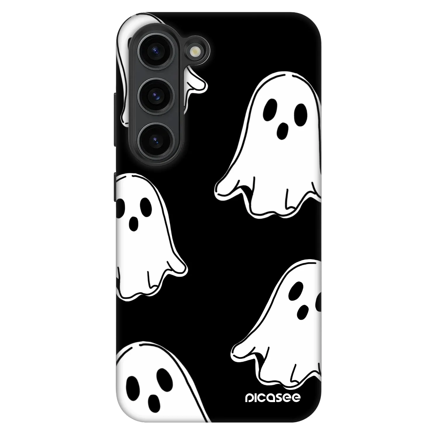 Picasee Fashion Case für Samsung Galaxy S23+ 5G - Black ghosts