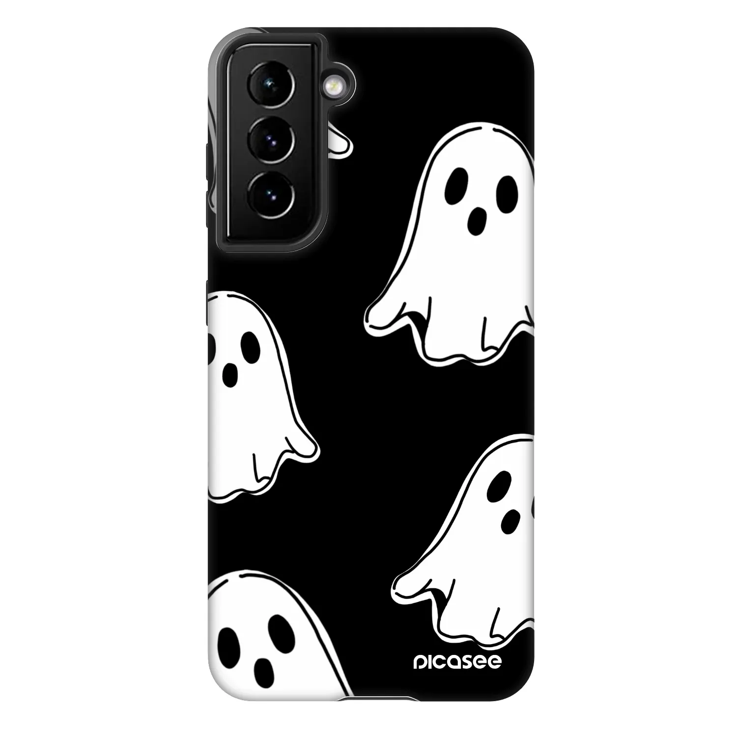 Picasee Fashion Case für Samsung Galaxy S21 5G G991B - Black ghosts
