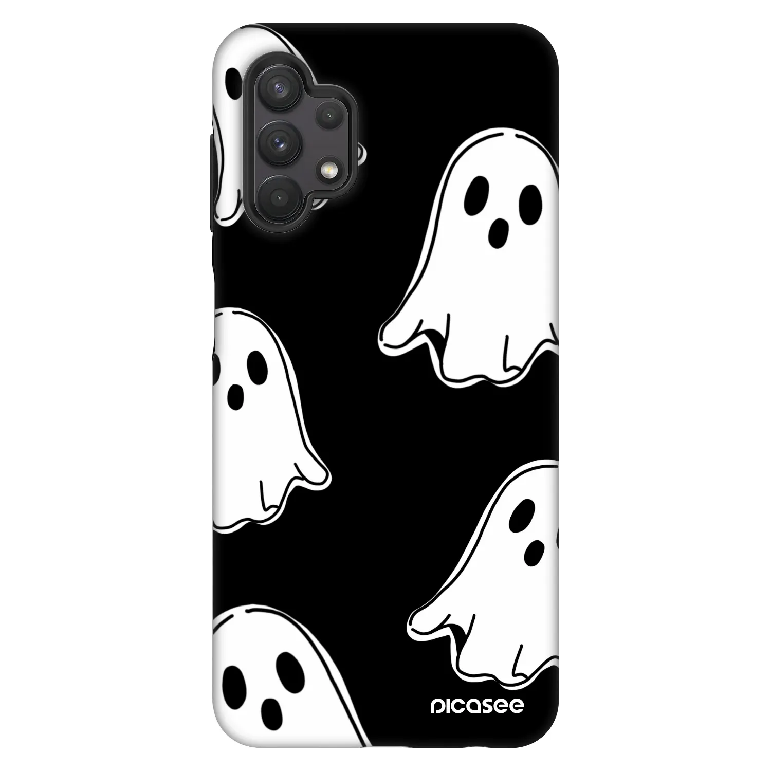 Picasee Fashion Case für Samsung Galaxy A32 5G A326B - Black ghosts