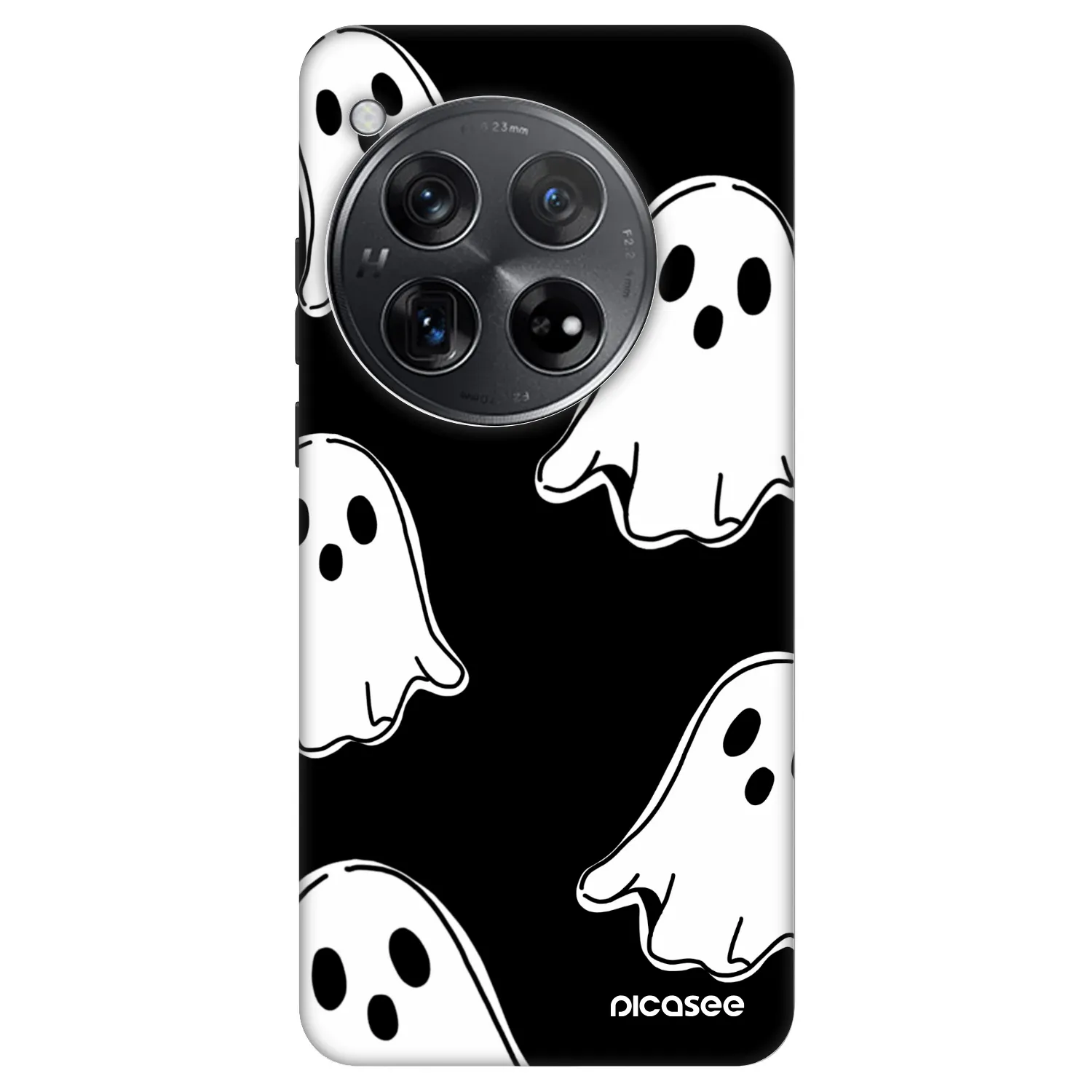 Picasee Fashion Case für OnePlus 12 5G - Black ghosts