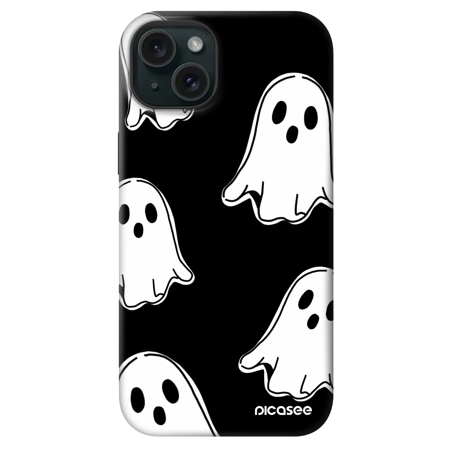 Picasee Fashion Case MagSafe für Apple iPhone 14 Plus - Black ghosts