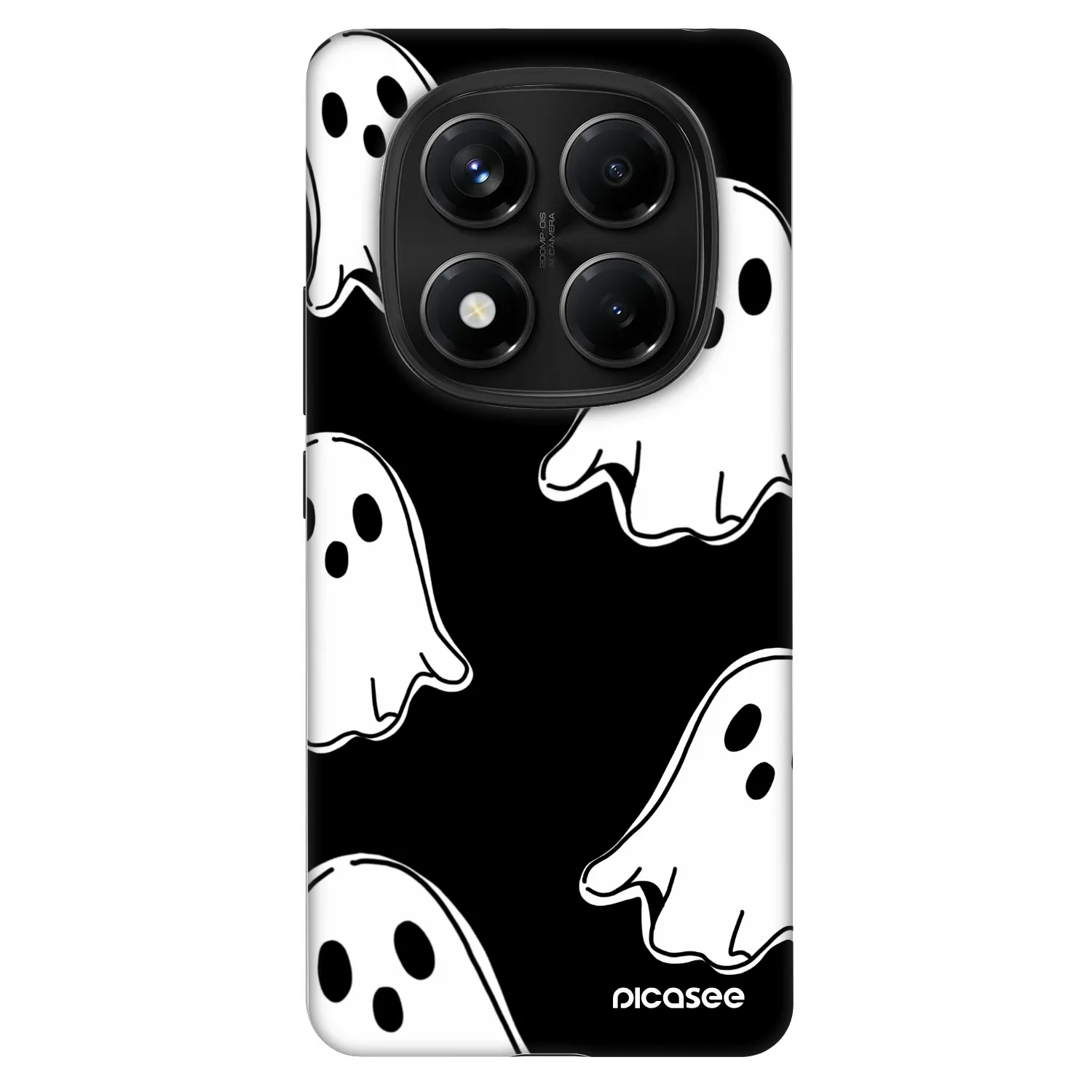 Picasee Fashion Case für Xiaomi Redmi Note 14 Pro 4G - Black ghosts