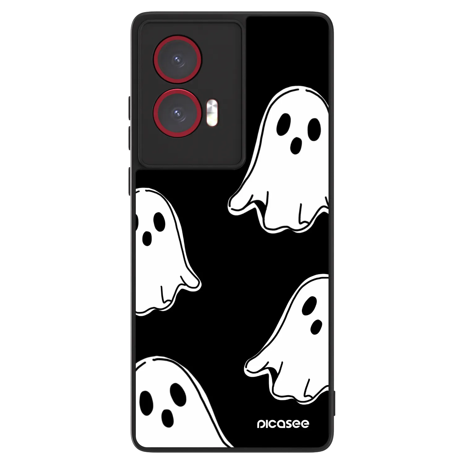 Picasee ULTIMATE CASE für Motorola Edge 50 Fusion - Black ghosts
