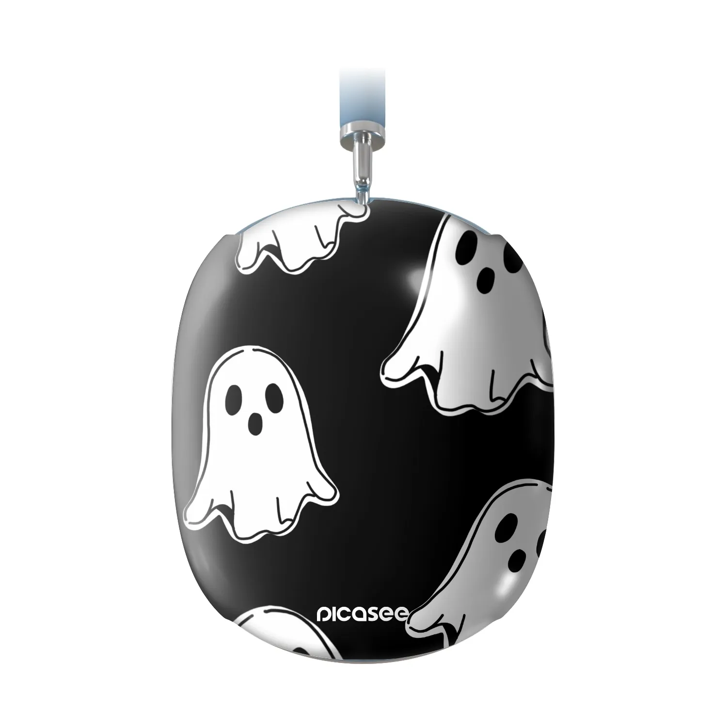 Picasee Obal pro Apple AirPods Max - Black ghosts