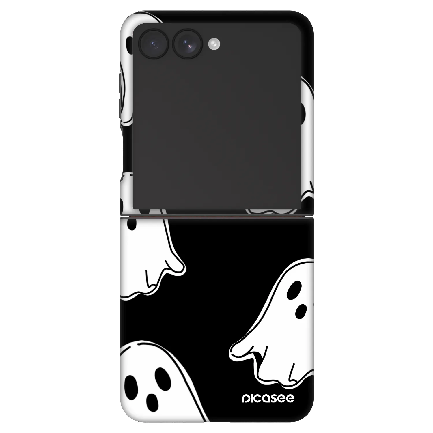 Picasee Fashion Case für Samsung Galaxy Z Flip7 5G - Black ghosts