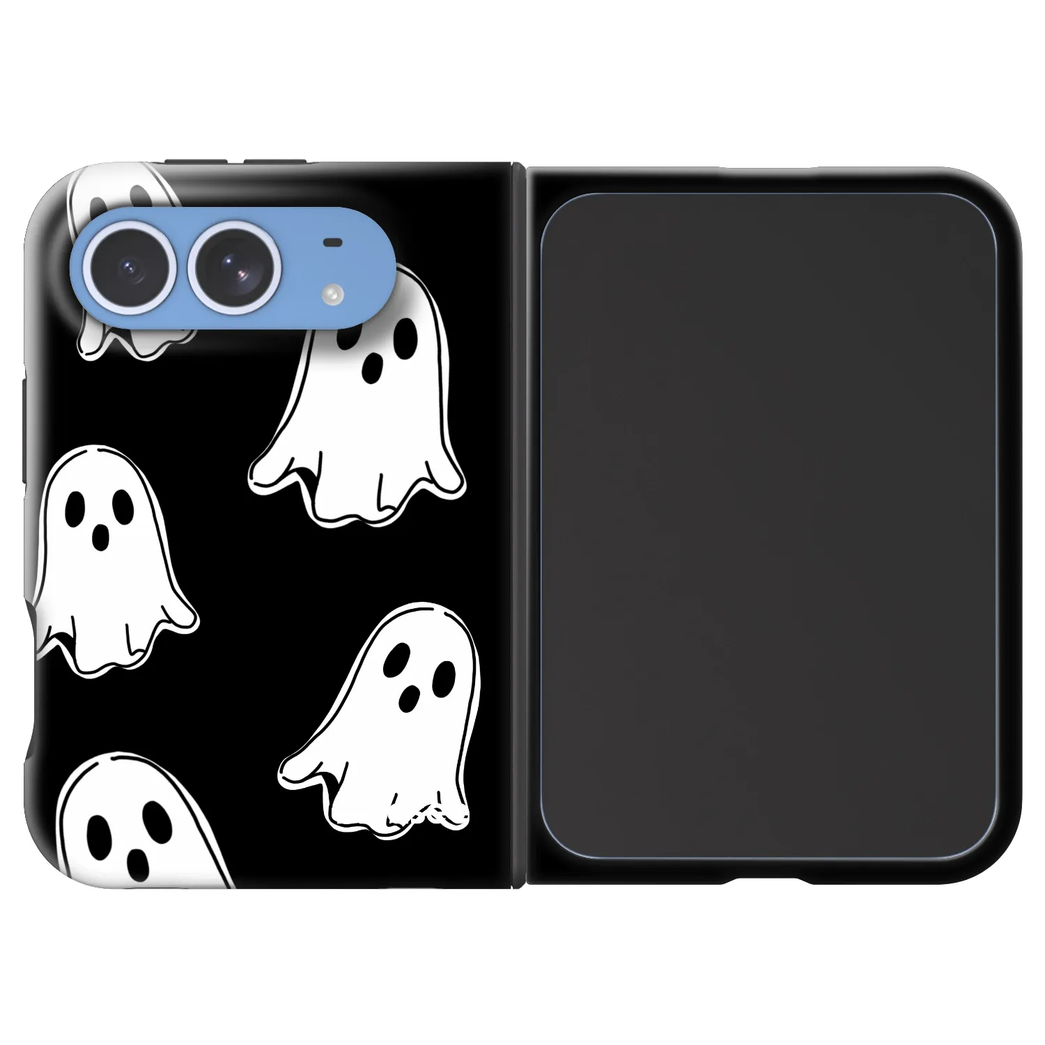 Picasee Fashion Case MagSafe für Apple iPhone Duo - Black ghosts