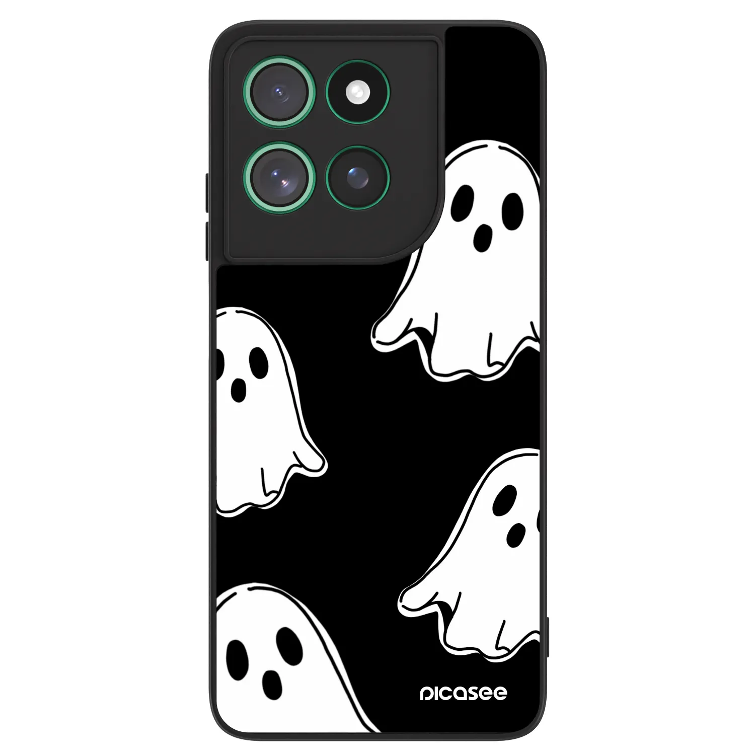 Picasee ULTIMATE CASE für Motorola Moto G57 Power - Black ghosts