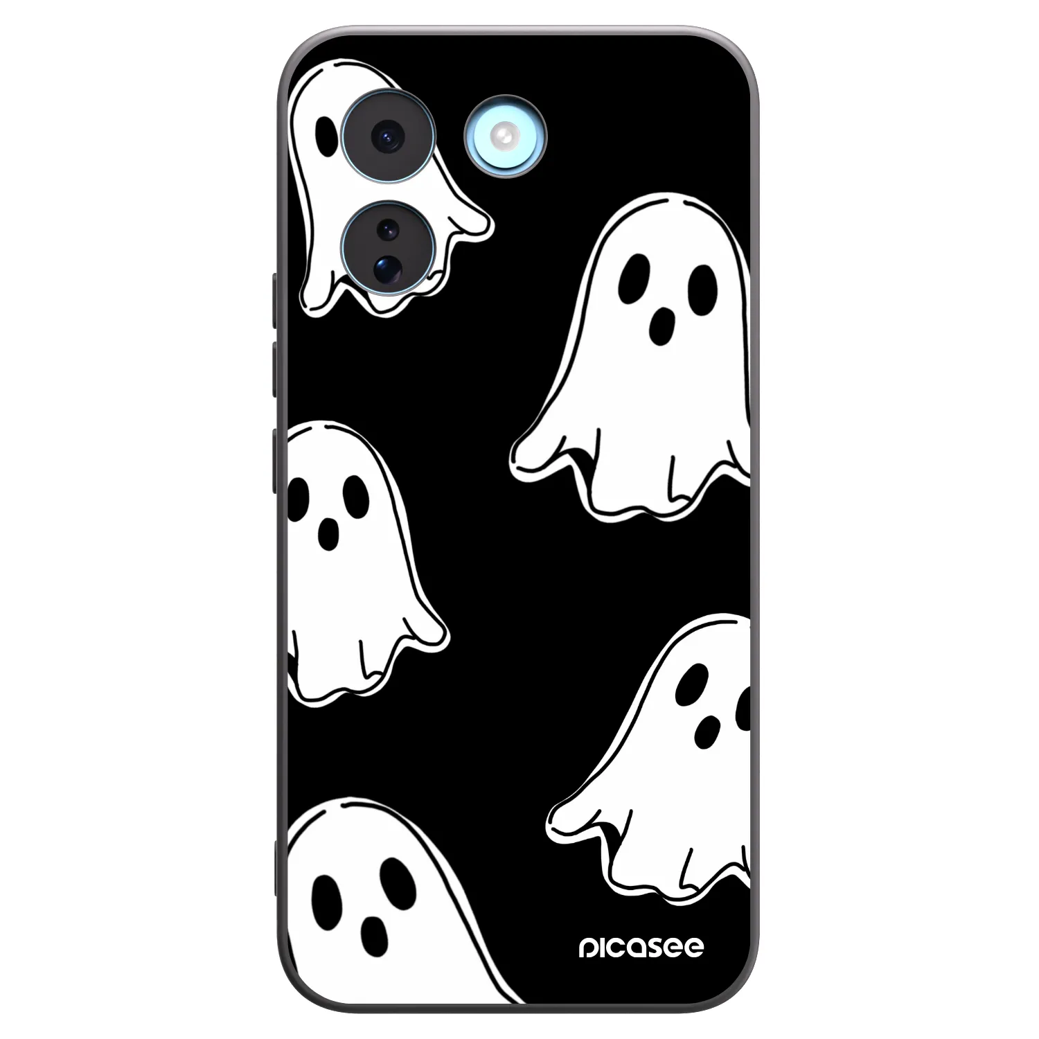 Picasee Xiaomi Redmi Note 17 Pro MAX 5G Hülle - Schwarzes Silikon - Black ghosts