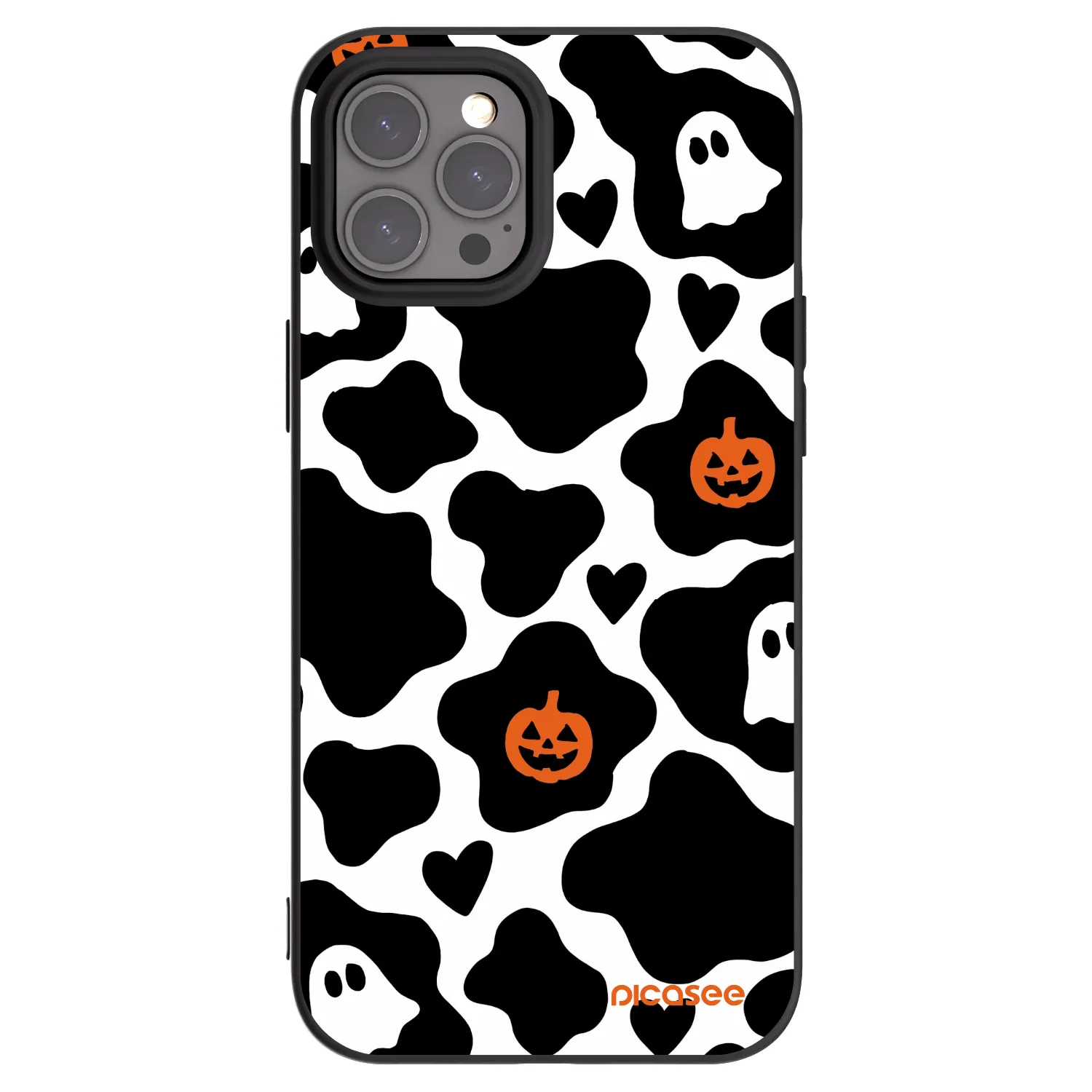 Picasee Apple iPhone 12 Pro Max Hülle - Schwarzes Silikon - Boow