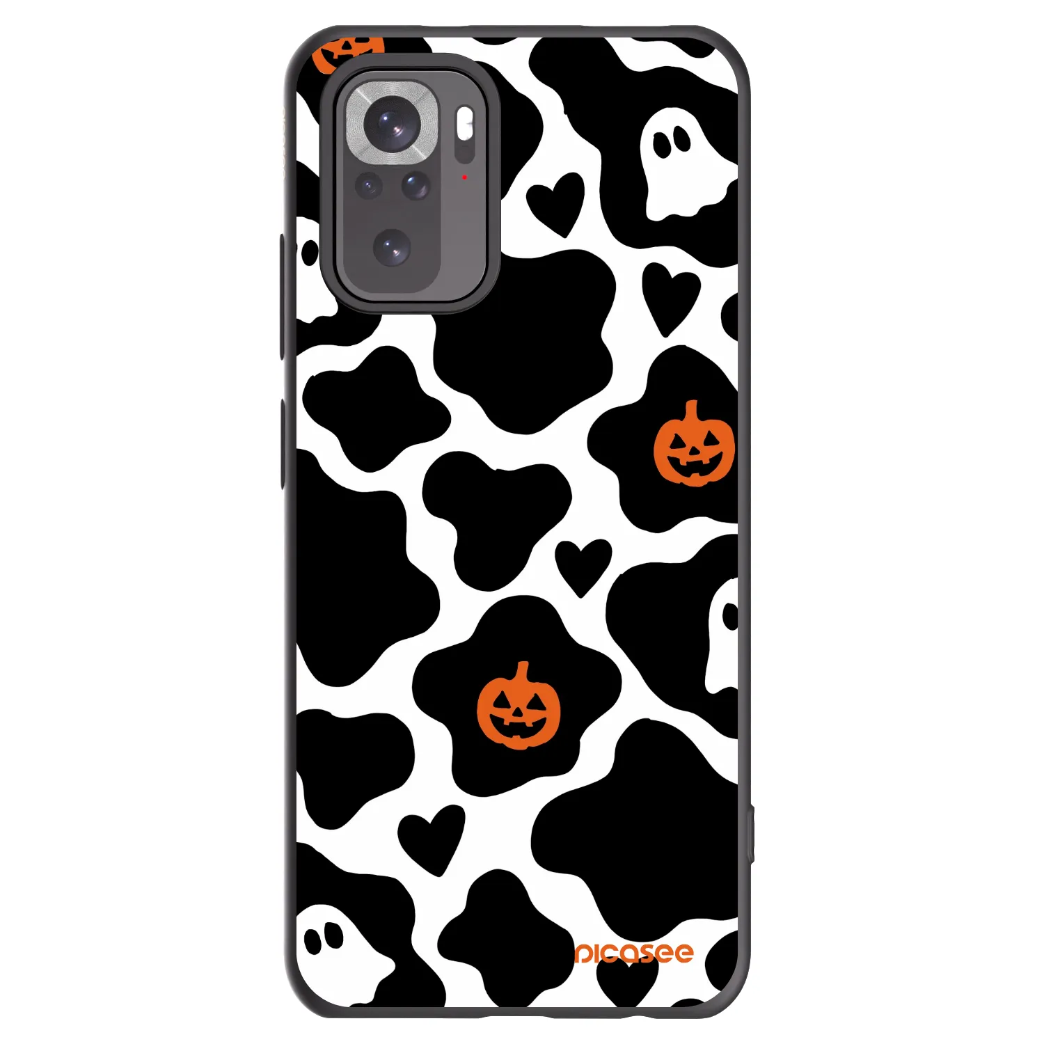 Picasee Xiaomi Redmi Note 10 Hülle - Schwarzes Silikon - Boow