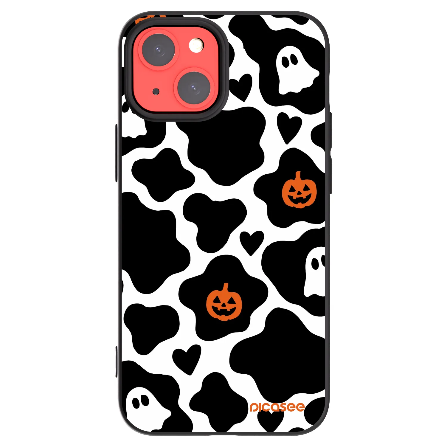 Picasee Apple iPhone 13 mini Hülle - Schwarzes Silikon - Boow