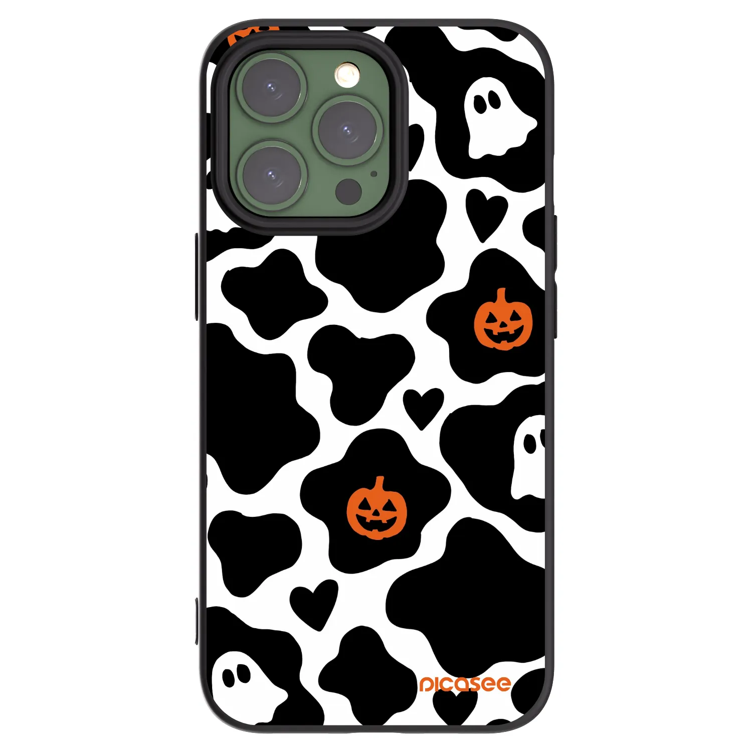 Picasee Apple iPhone 13 Pro Hülle - Schwarzes Silikon - Boow