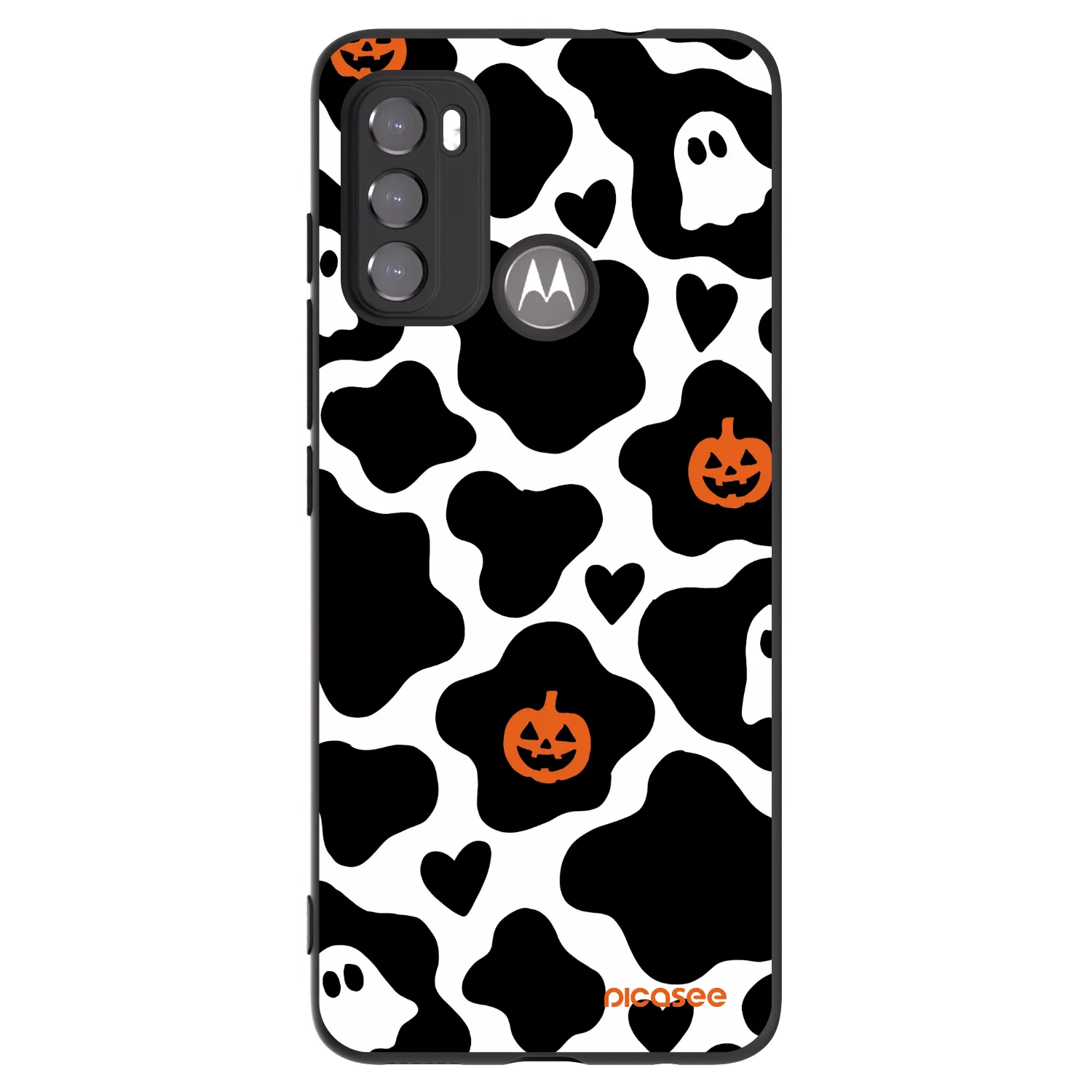 Picasee Motorola Moto G60 Hülle - Schwarzes Silikon - Boow