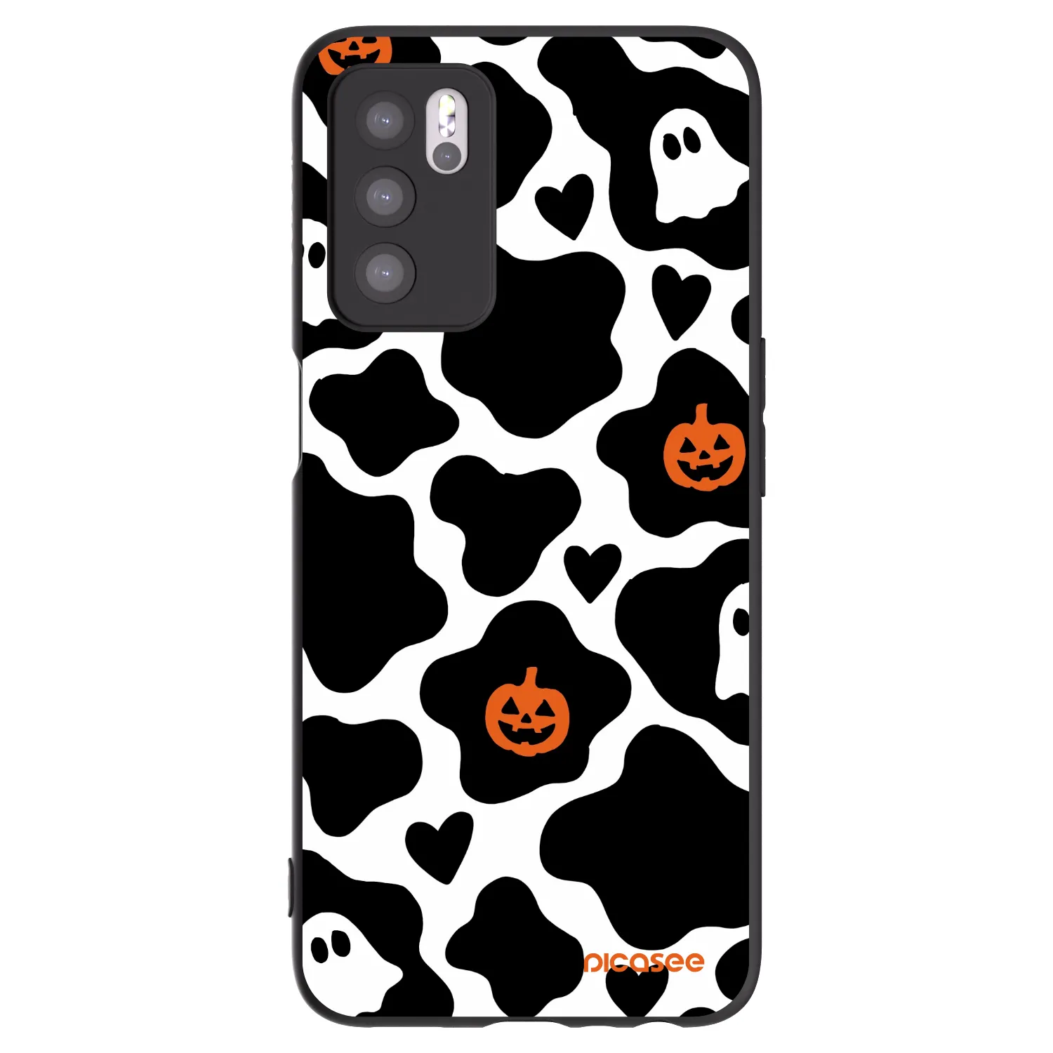Picasee OPPO A16s Hülle - Schwarzes Silikon - Boow