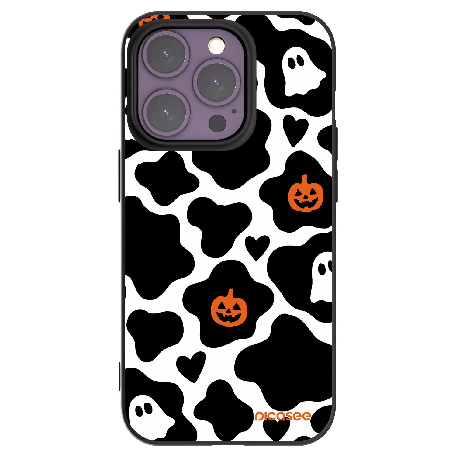 Picasee Apple iPhone 14 Pro Hülle - Schwarzes Silikon - Boow