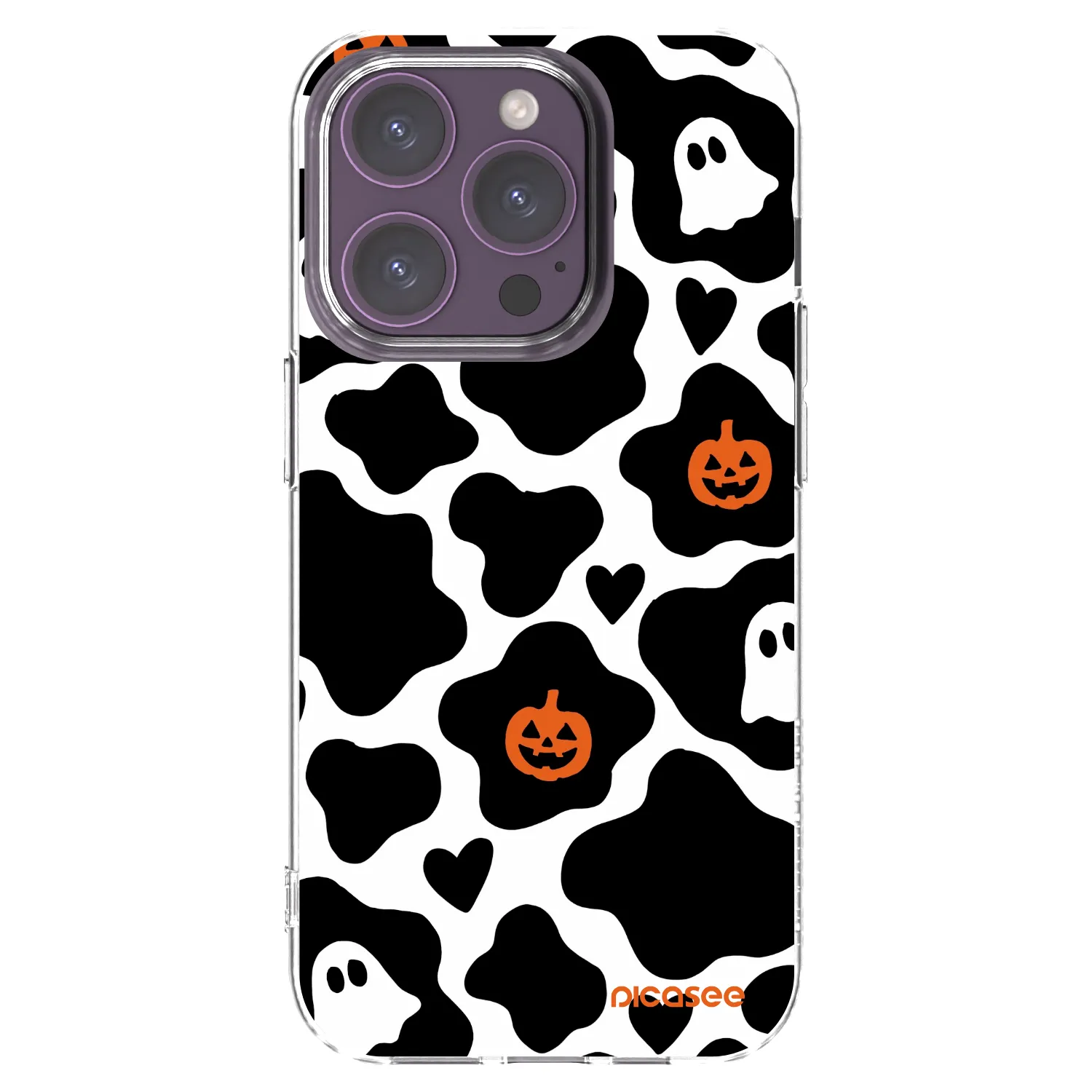 Picasee Apple iPhone 14 Pro Hülle - Transparentes Silikon - Boow
