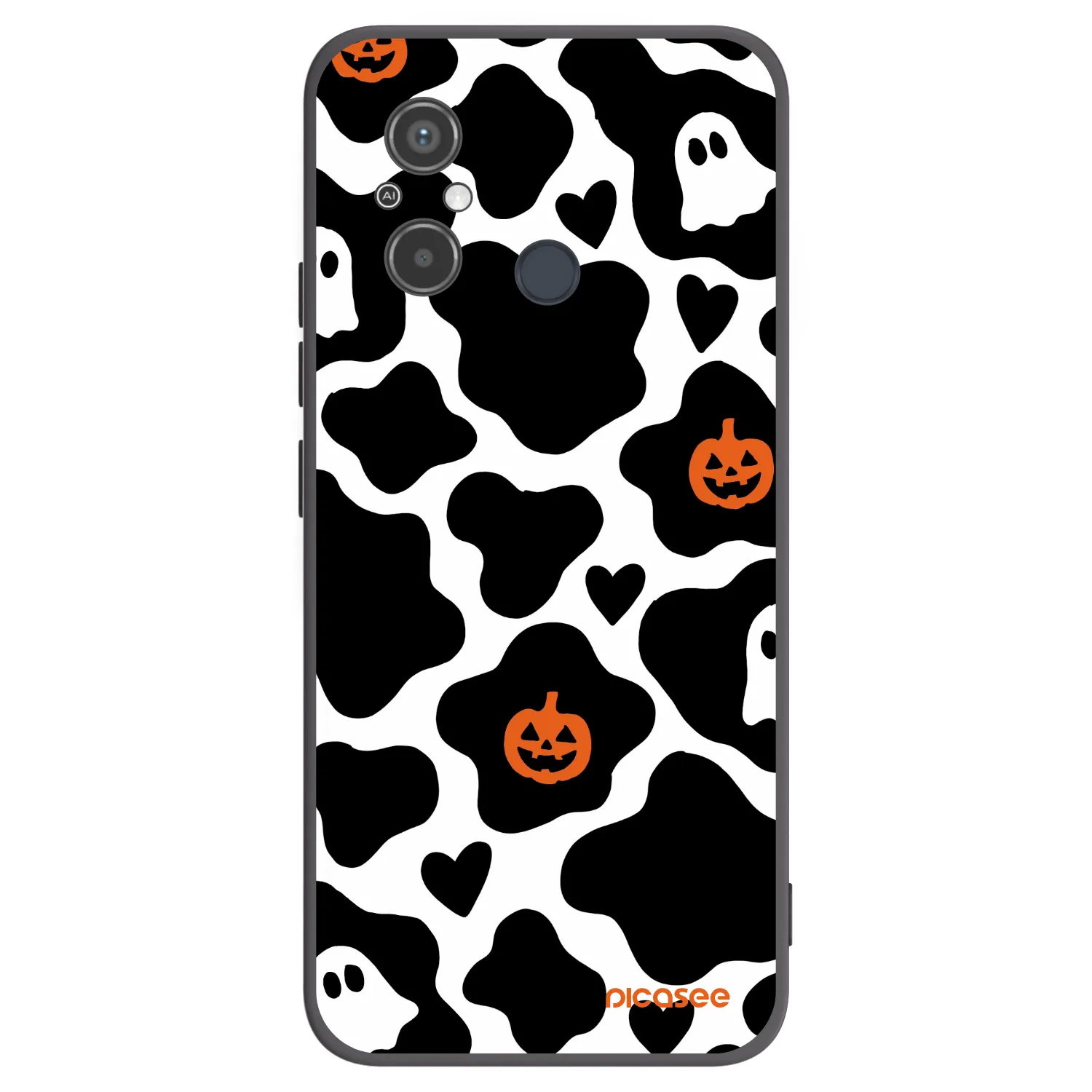 Picasee Xiaomi Redmi 12C Hülle - Schwarzes Silikon - Boow