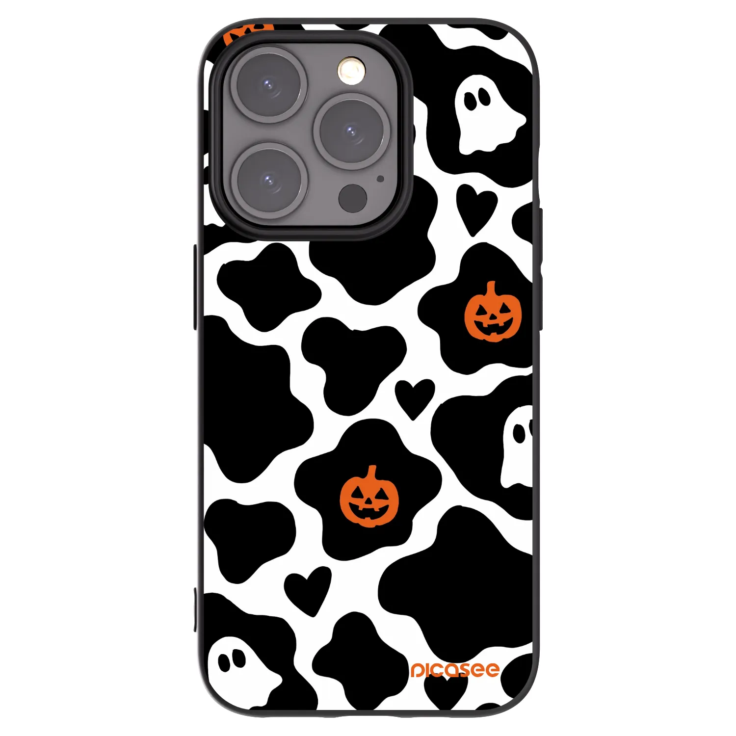 Picasee Apple iPhone 15 Pro Hülle - Schwarzes Silikon - Boow
