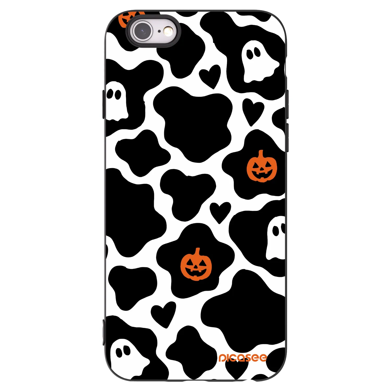 Picasee Apple iPhone 6/6S Hülle - Schwarzes Silikon - Boow