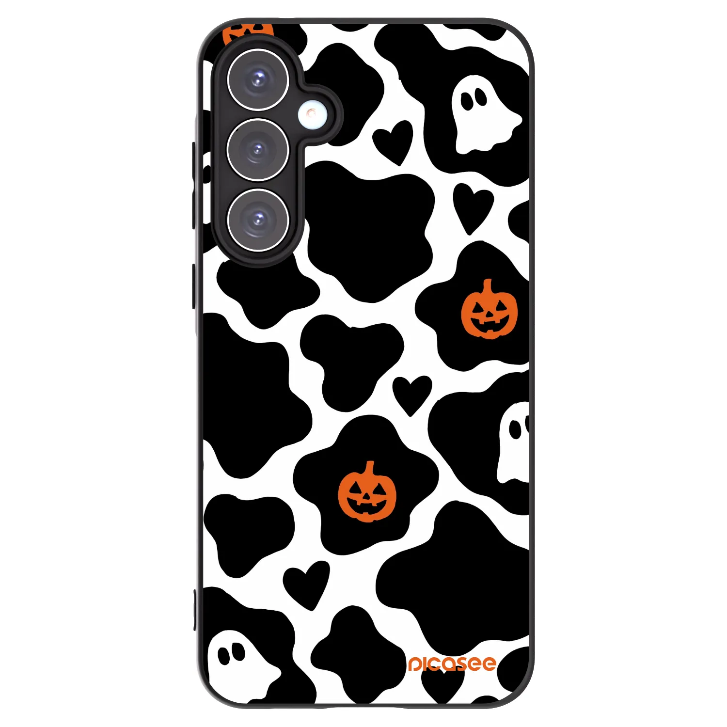 Picasee Samsung Galaxy A55 5G A556B Hülle - Schwarzes Silikon - Boow