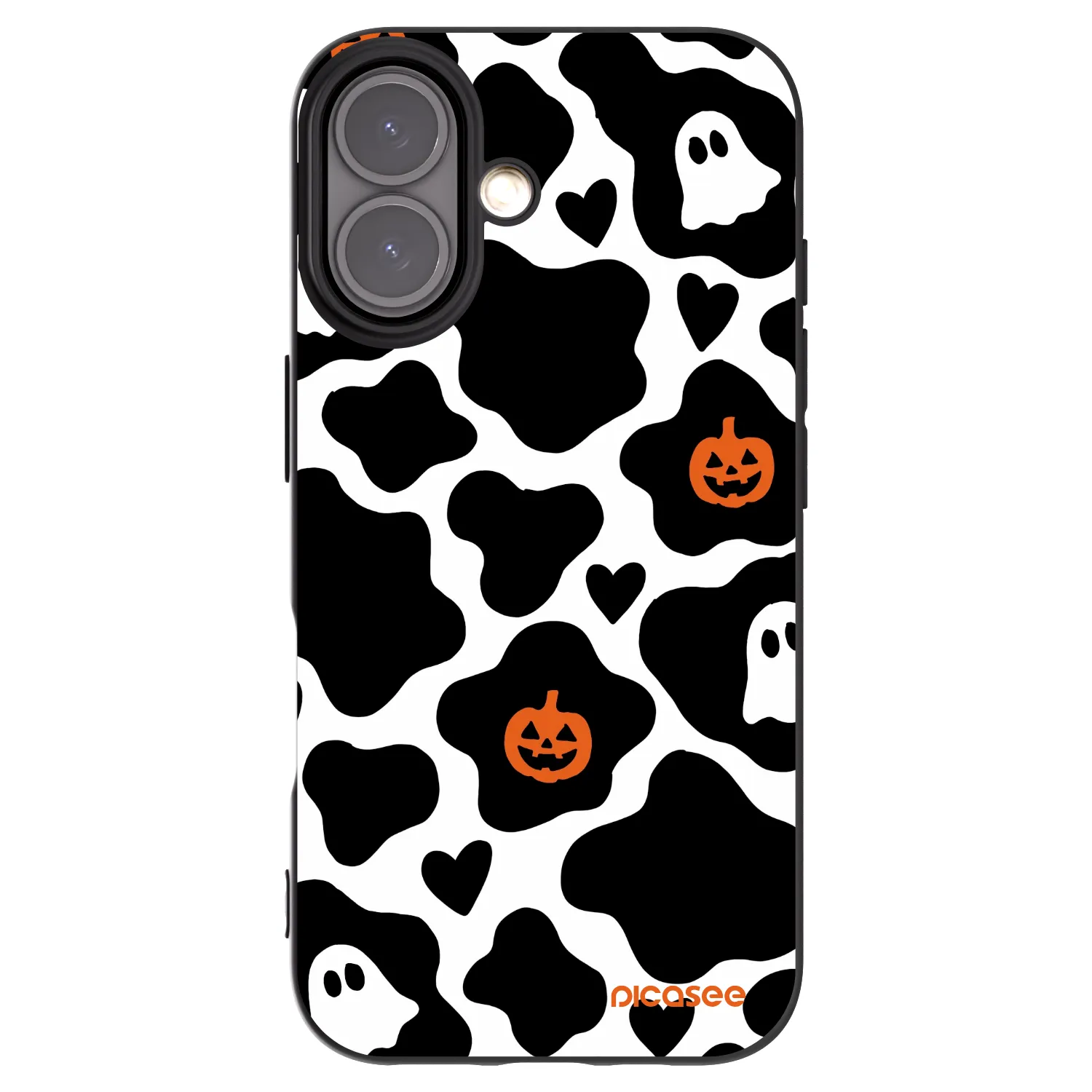 Picasee Apple iPhone 16 Hülle - Schwarzes Silikon - Boow