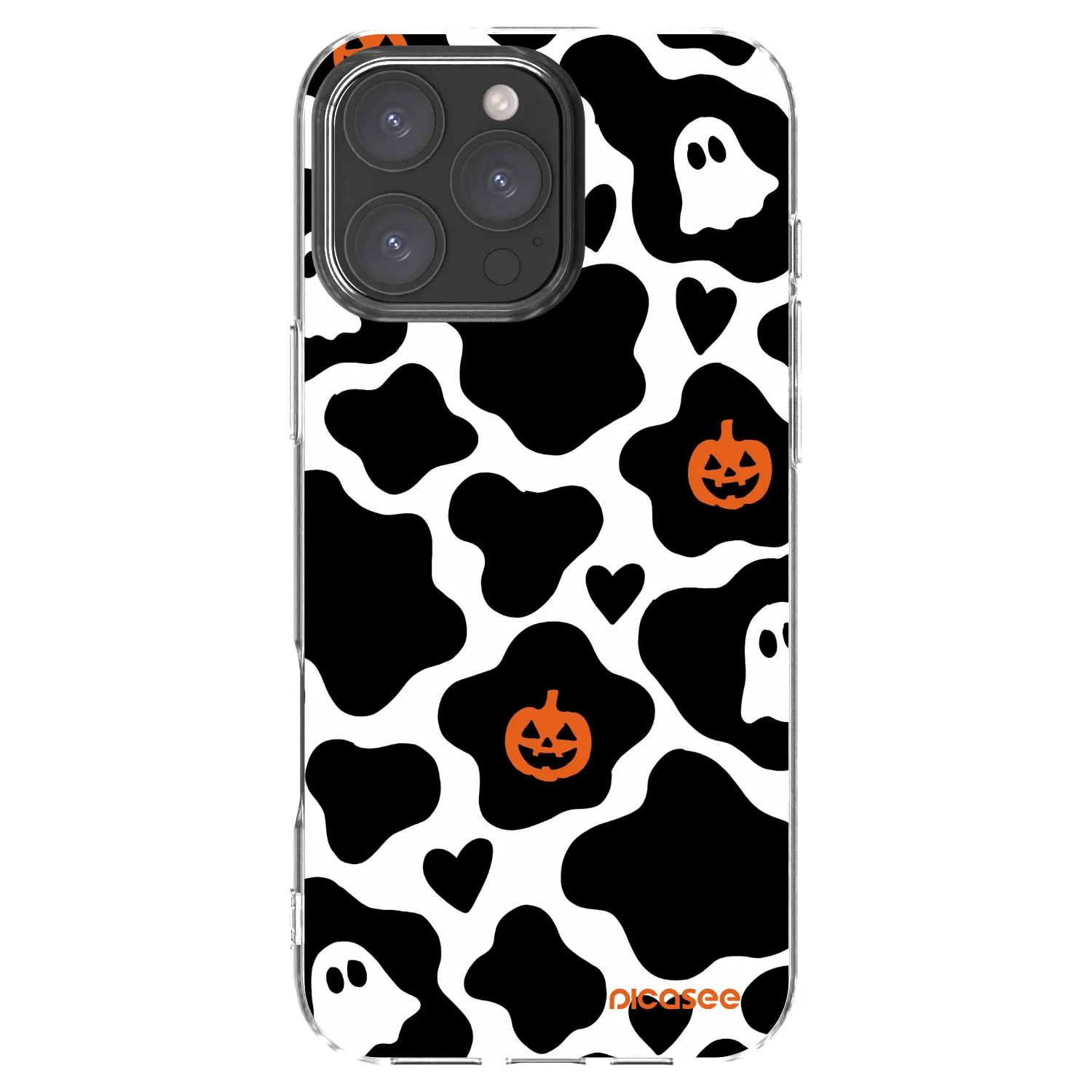 Picasee Apple iPhone 16 Pro Max Hülle - Transparentes Silikon - Boow