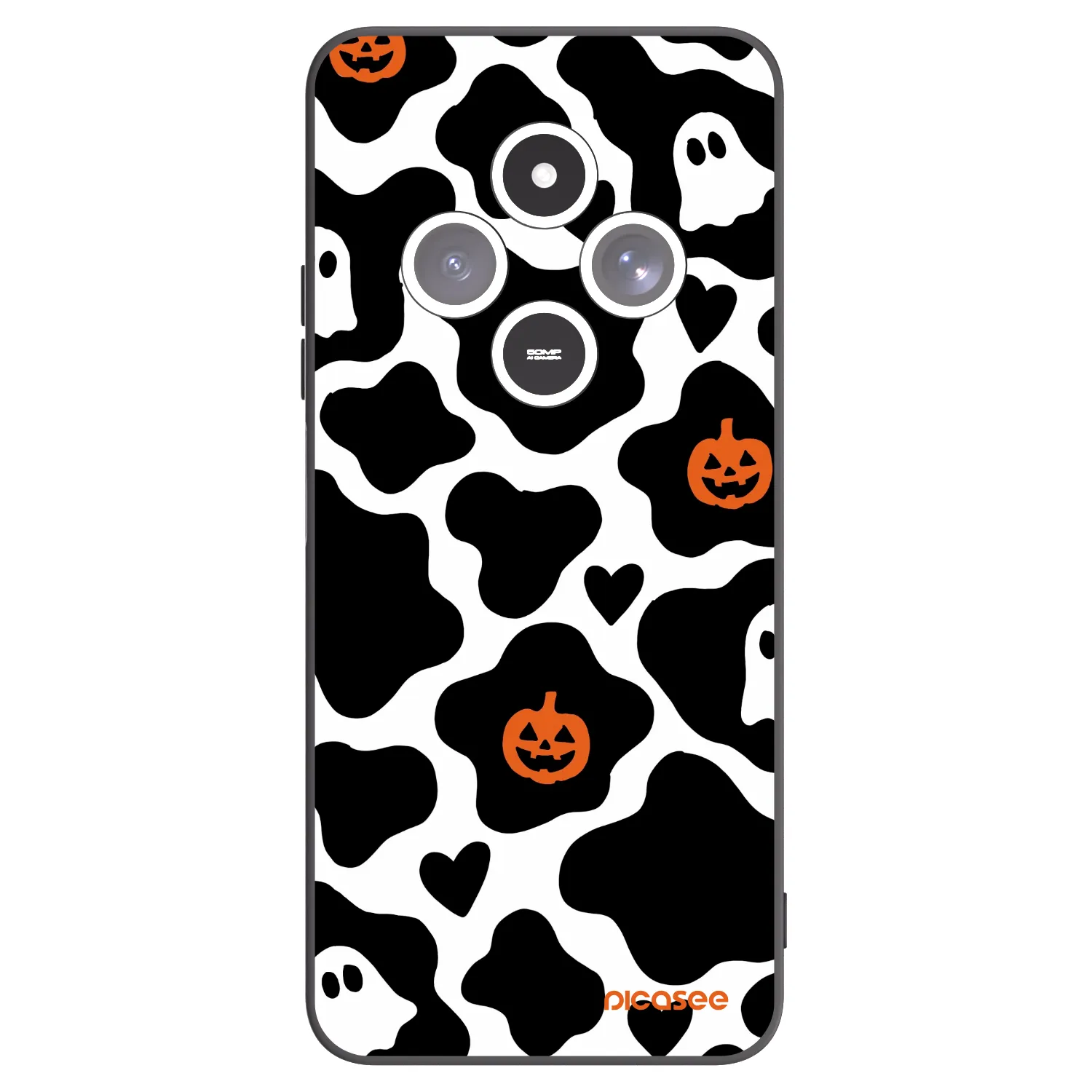 Picasee Xiaomi Redmi 14C Hülle - Schwarzes Silikon - Boow