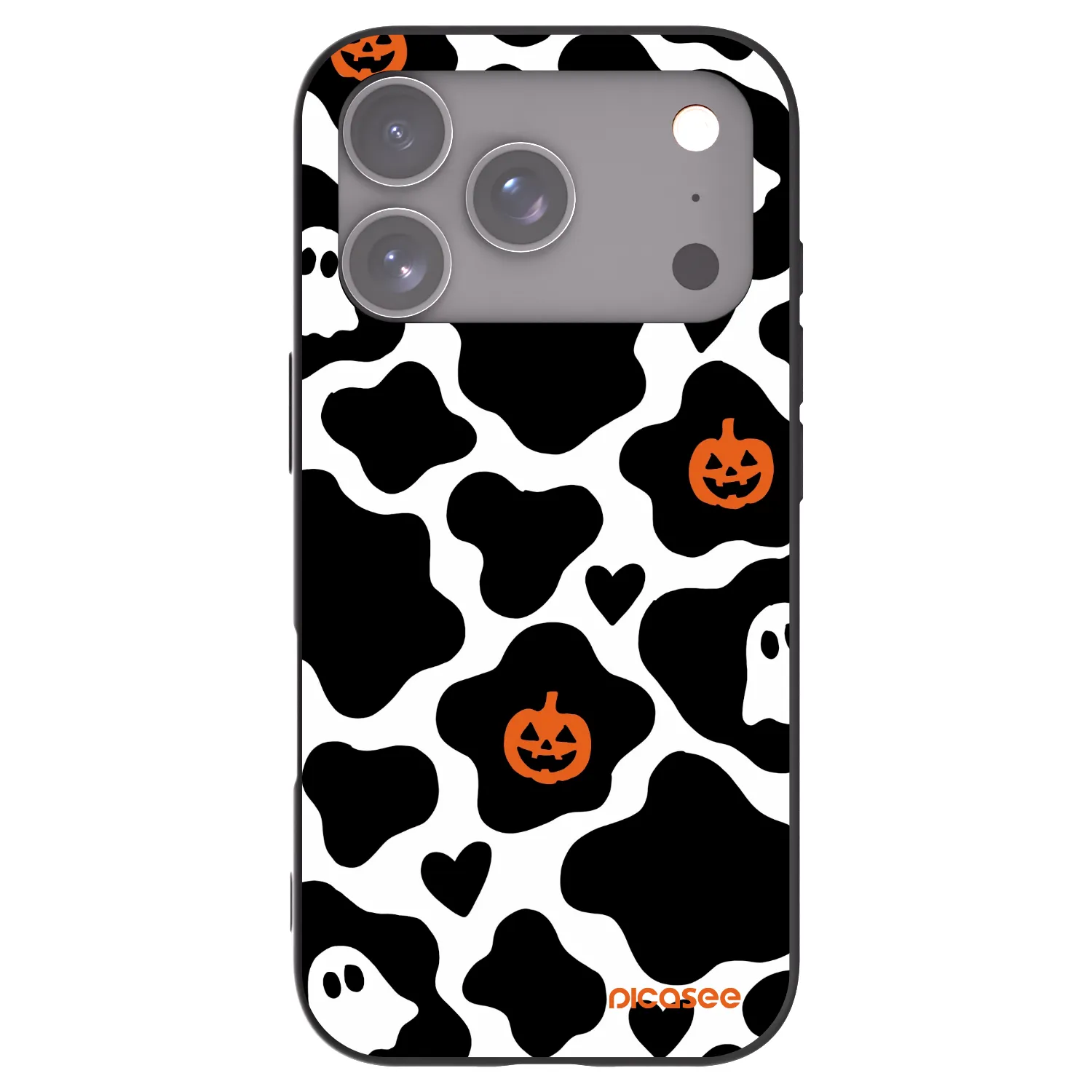 Picasee Apple iPhone 17 Pro Hülle - Schwarzes Silikon - Boow