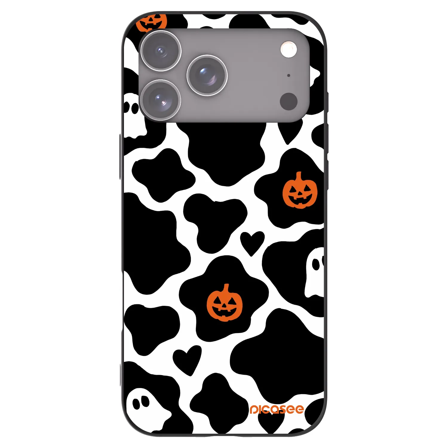 Picasee Apple iPhone 17 Pro Max Hülle - Schwarzes Silikon - Boow