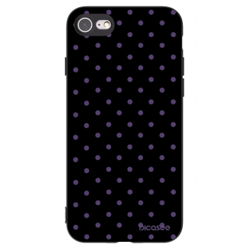 Picasee Apple iPhone 7 Hülle - Schwarzes Silikon - Flickers