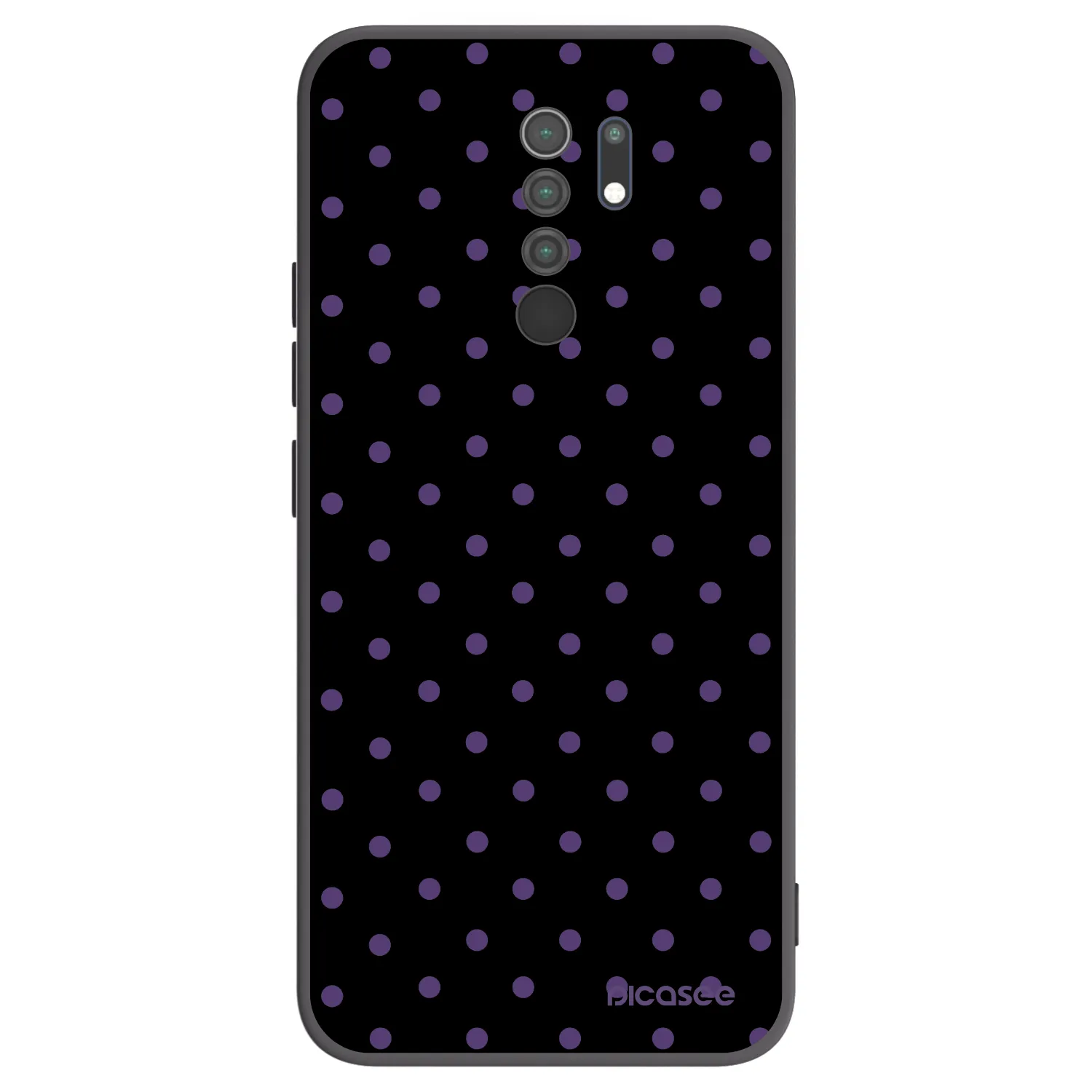 Picasee Xiaomi Redmi 9 Hülle - Schwarzes Silikon - Flickers