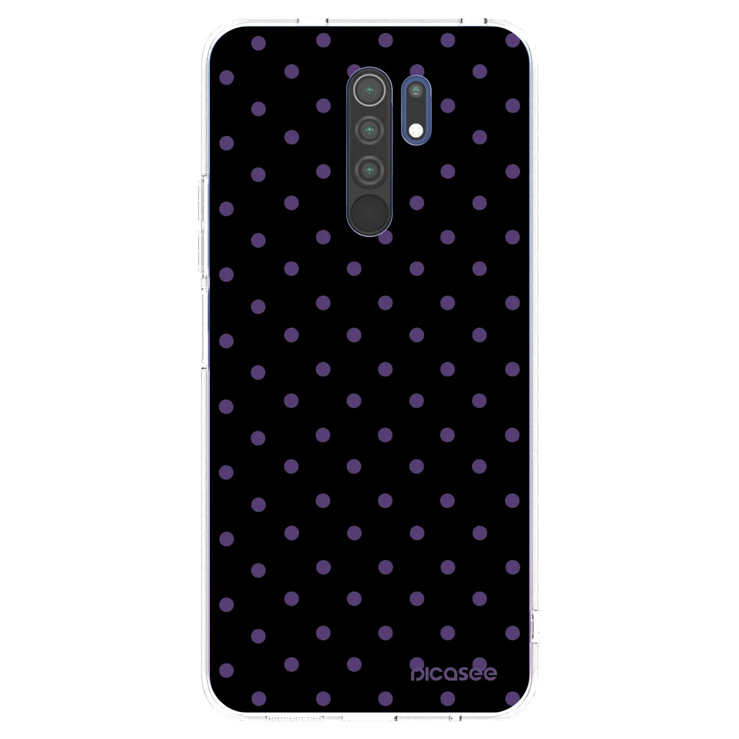 Picasee Xiaomi Redmi 9 Hülle - Transparentes Silikon - Flickers
