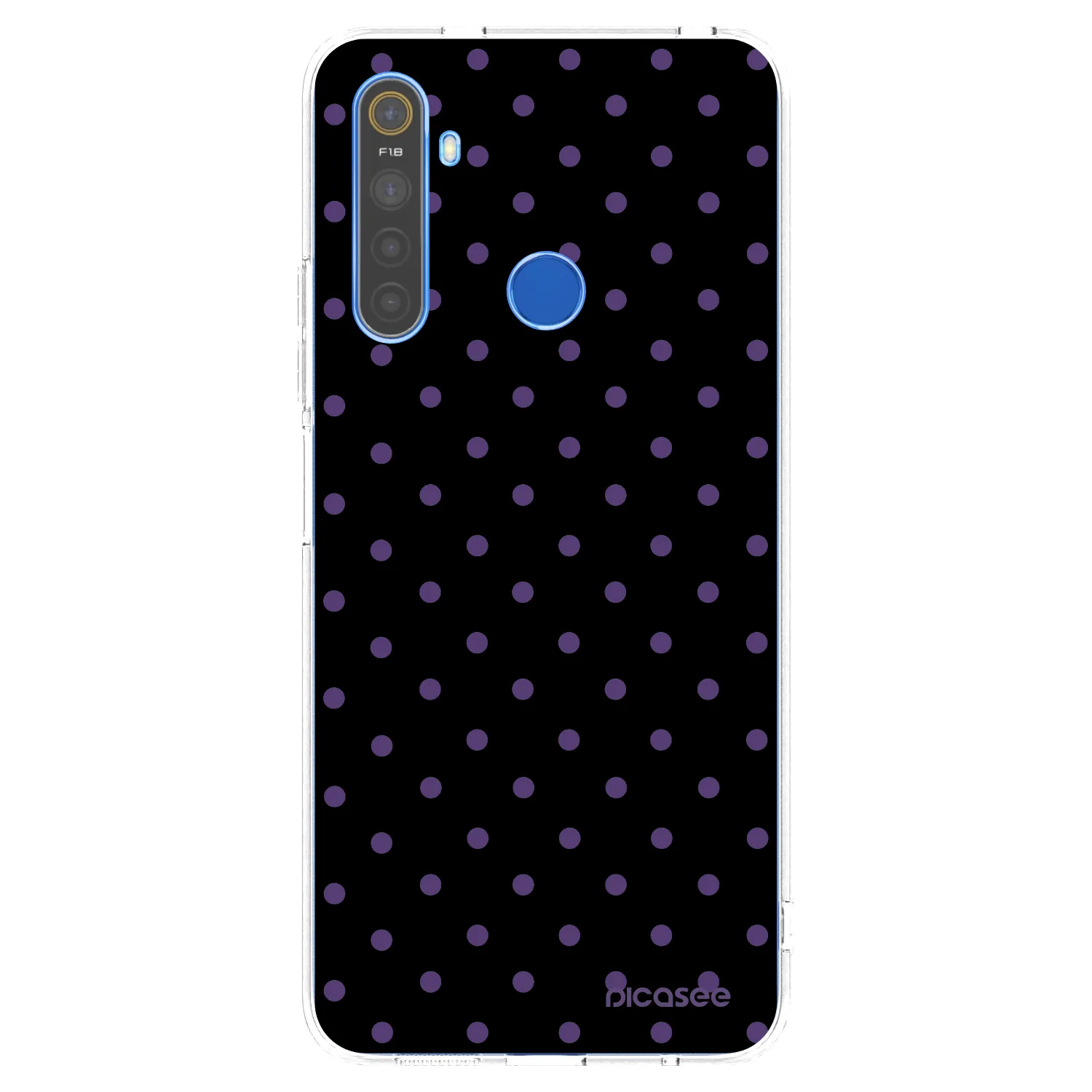 Picasee Realme 5 Hülle - Transparentes Silikon - Flickers
