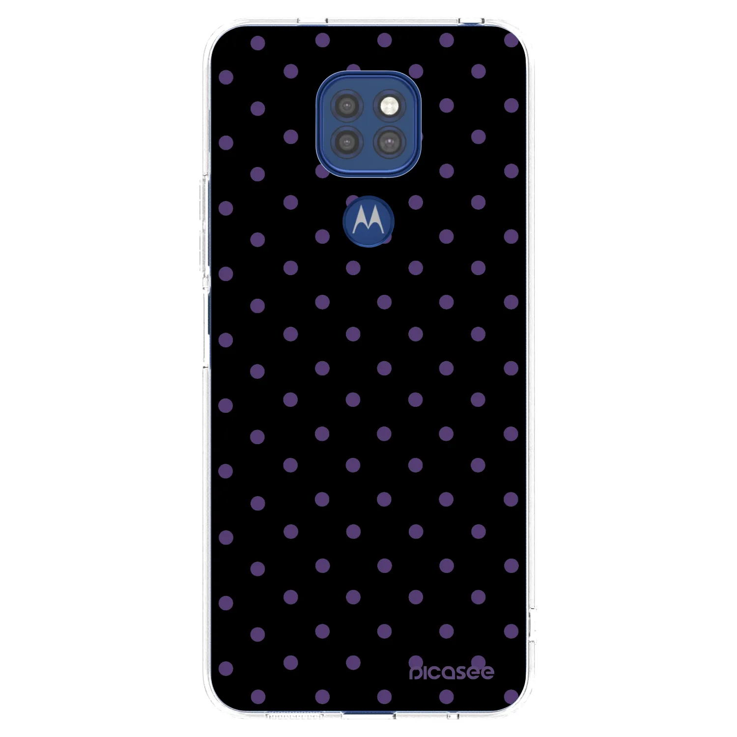 Picasee Motorola Moto G9 Play Hülle - Transparentes Silikon - Flickers