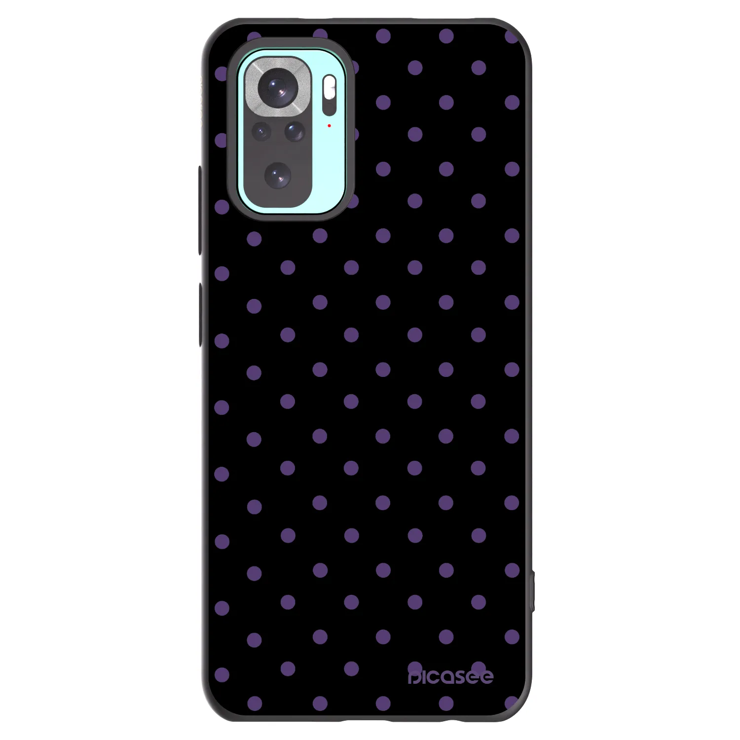 Picasee Xiaomi Redmi Note 10 Pro Hülle - Schwarzes Silikon - Flickers