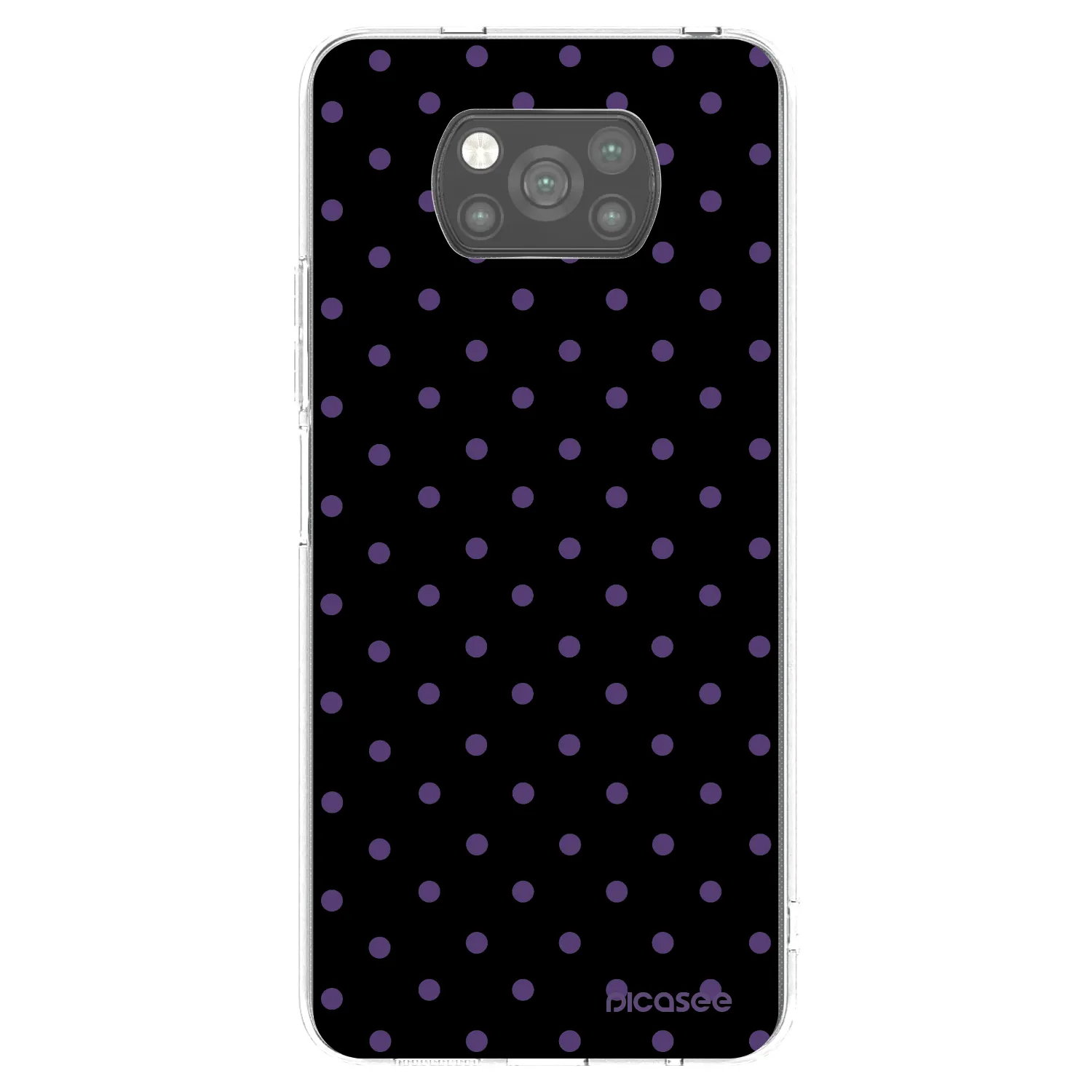 Picasee Xiaomi Poco X3 Pro Hülle - Schwarzes Silikon - Flickers