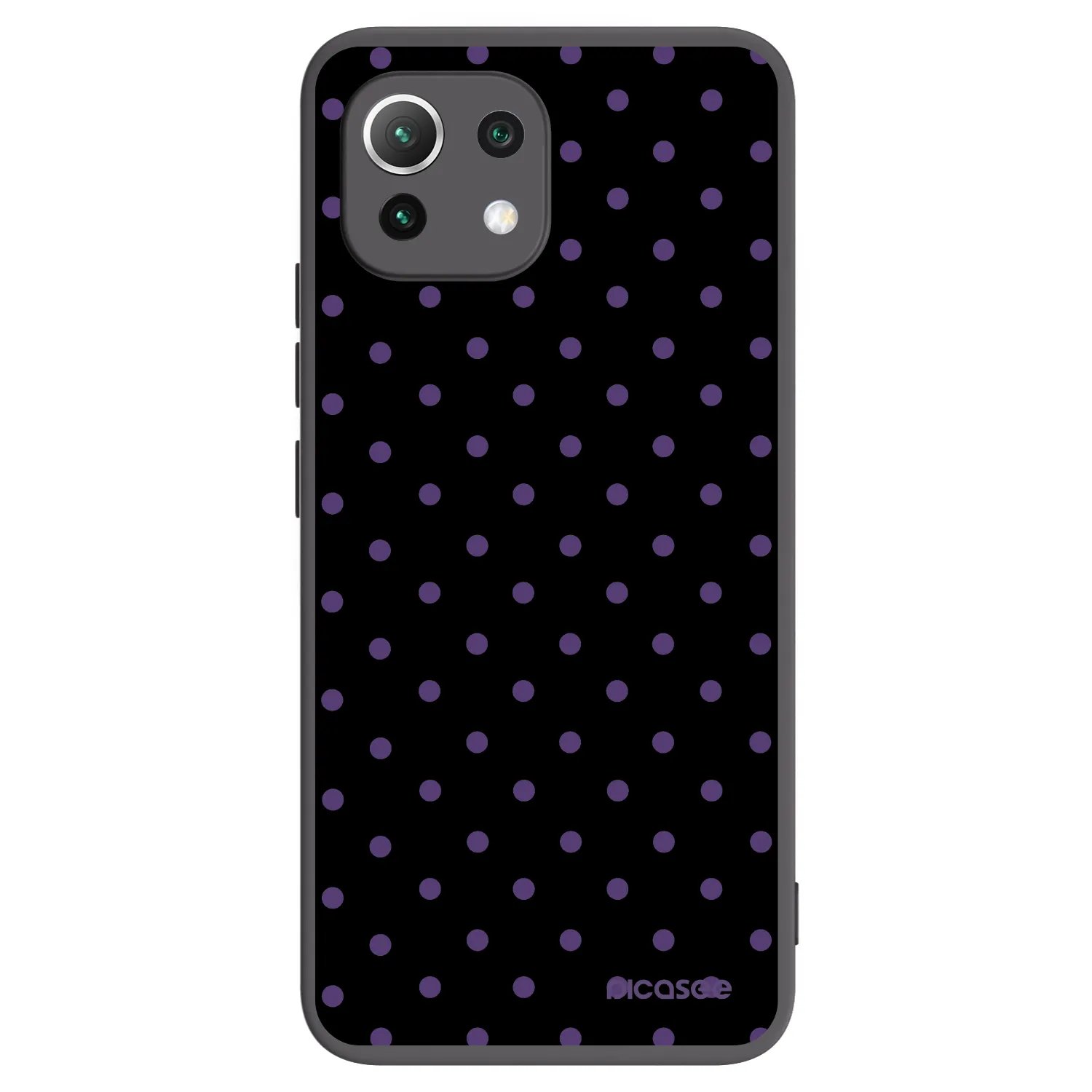Picasee Xiaomi Mi 11 Lite Hülle - Schwarzes Silikon - Flickers