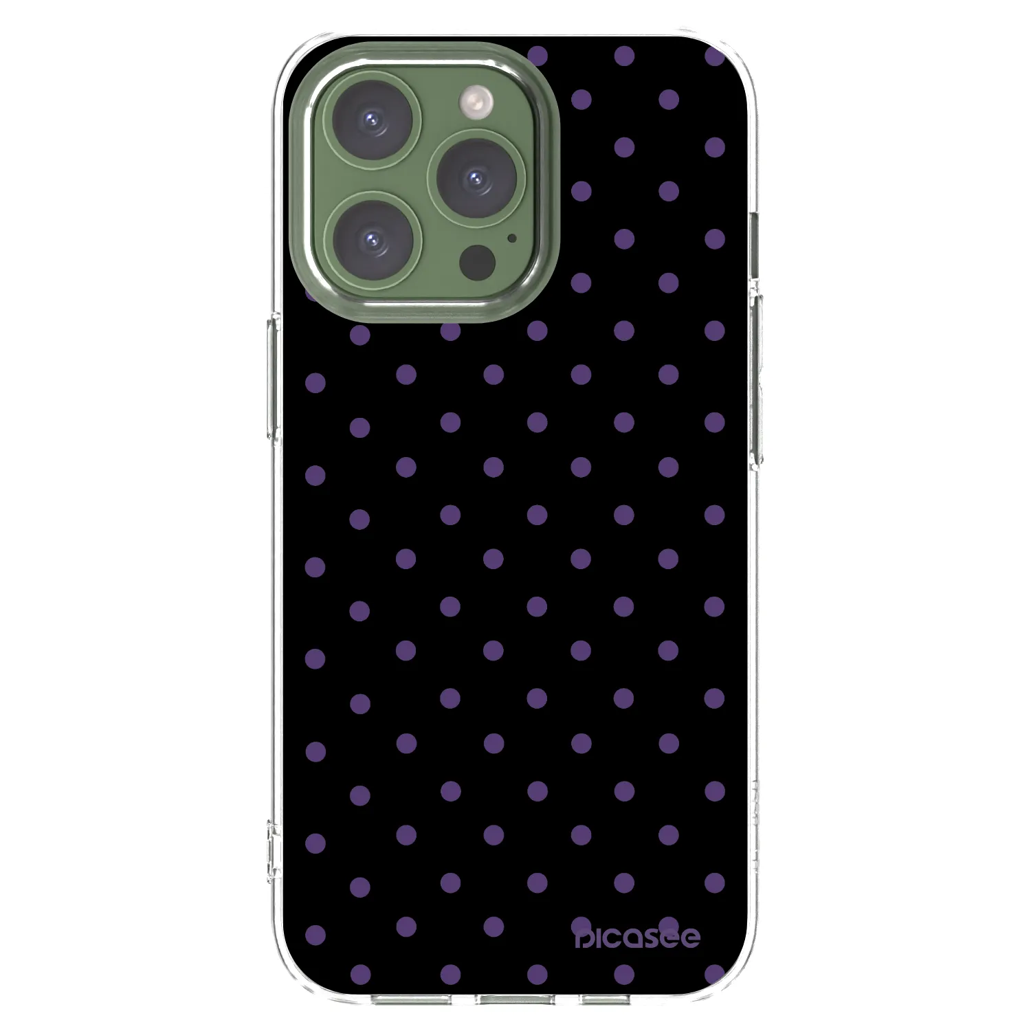 Picasee Apple iPhone 13 Pro Hülle - Transparentes Silikon - Flickers