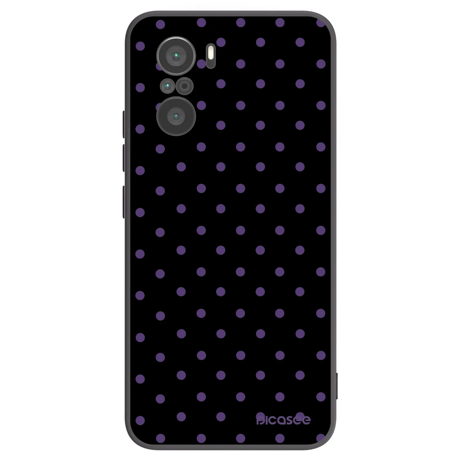 Picasee Xiaomi Poco F3 Hülle - Schwarzes Silikon - Flickers