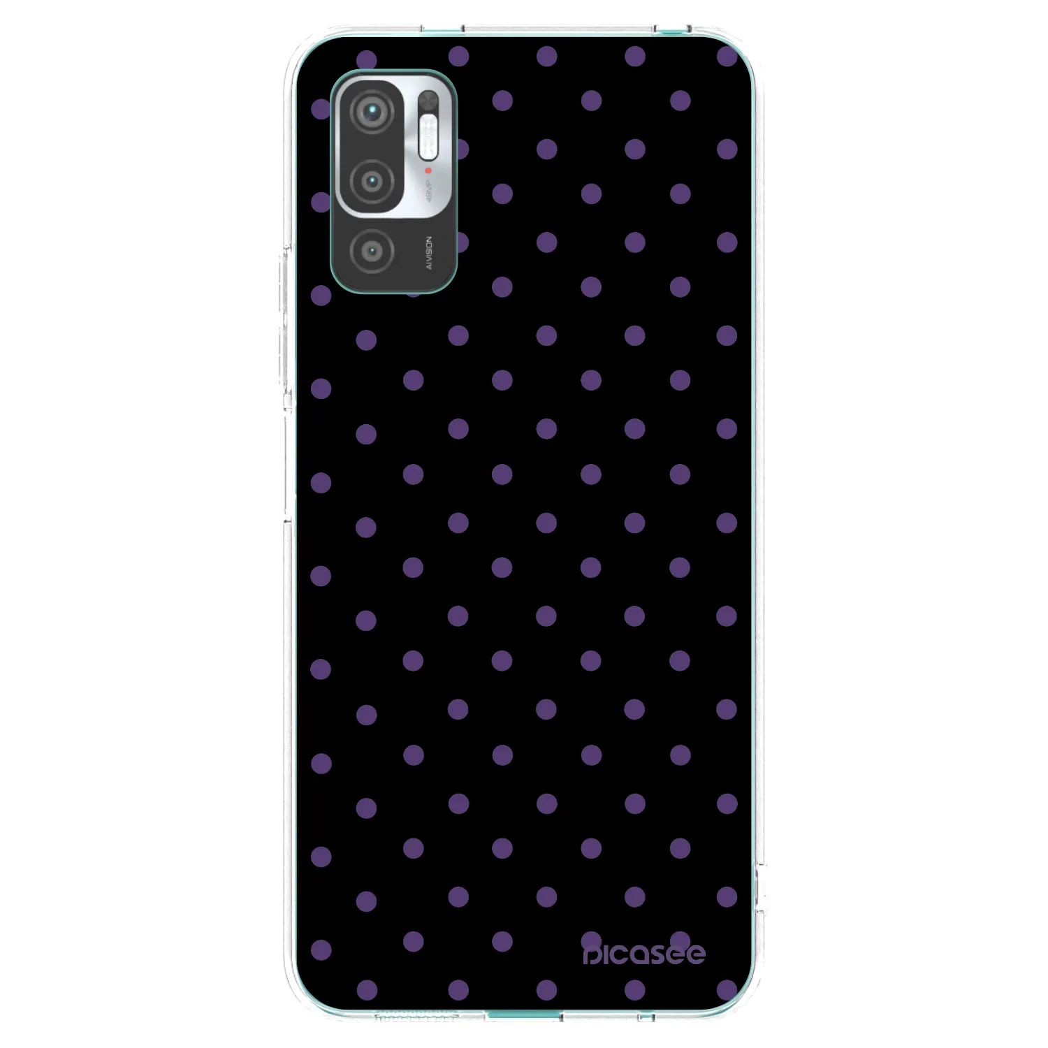 Picasee Xiaomi Redmi Note 10 5G Hülle - Transparentes Silikon - Flickers