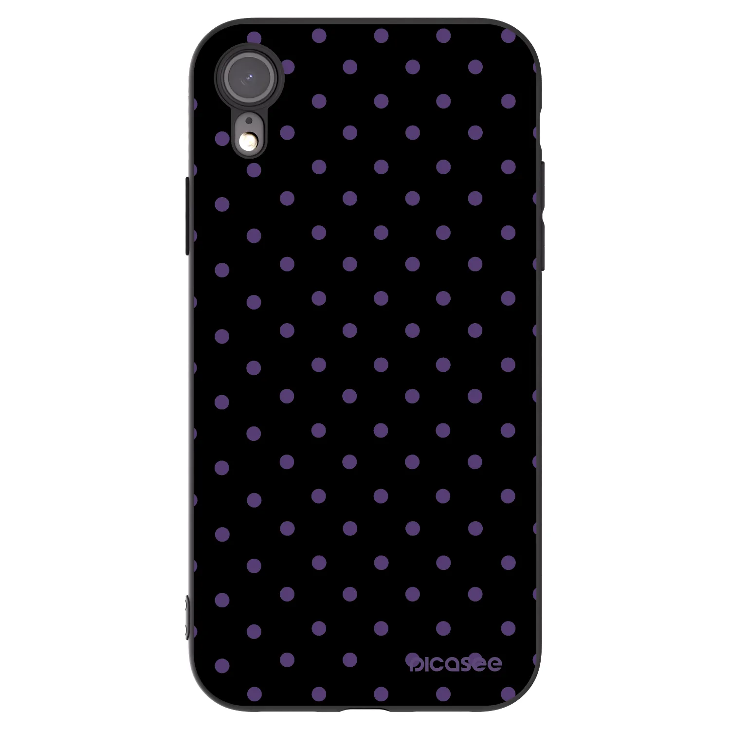 Picasee Apple iPhone XR Hülle - Schwarzes Silikon - Flickers