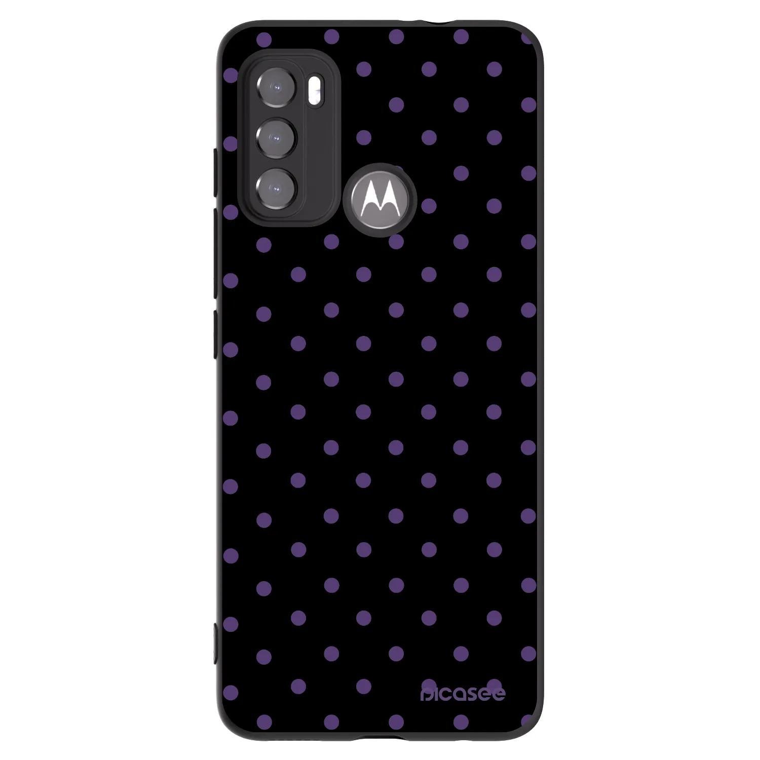 Picasee Motorola Moto G60 Hülle - Schwarzes Silikon - Flickers
