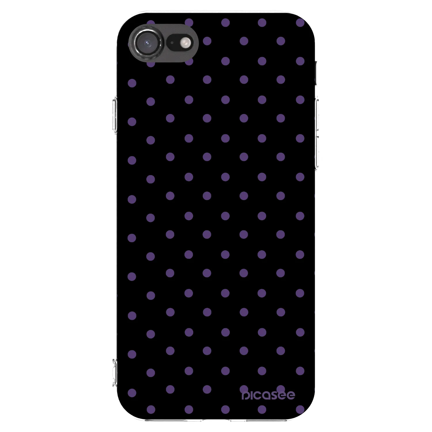 Picasee Apple iPhone SE 2022 Hülle - Transparentes Silikon - Flickers