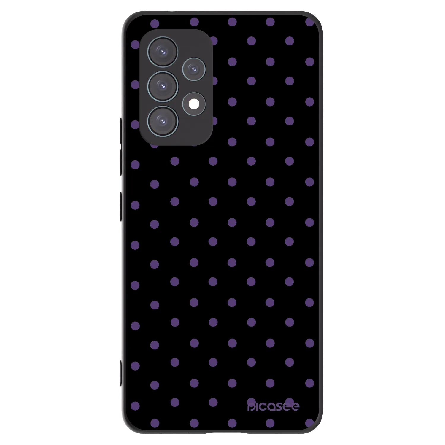 Picasee Samsung Galaxy A53 5G A536 Hülle - Schwarzes Silikon - Flickers