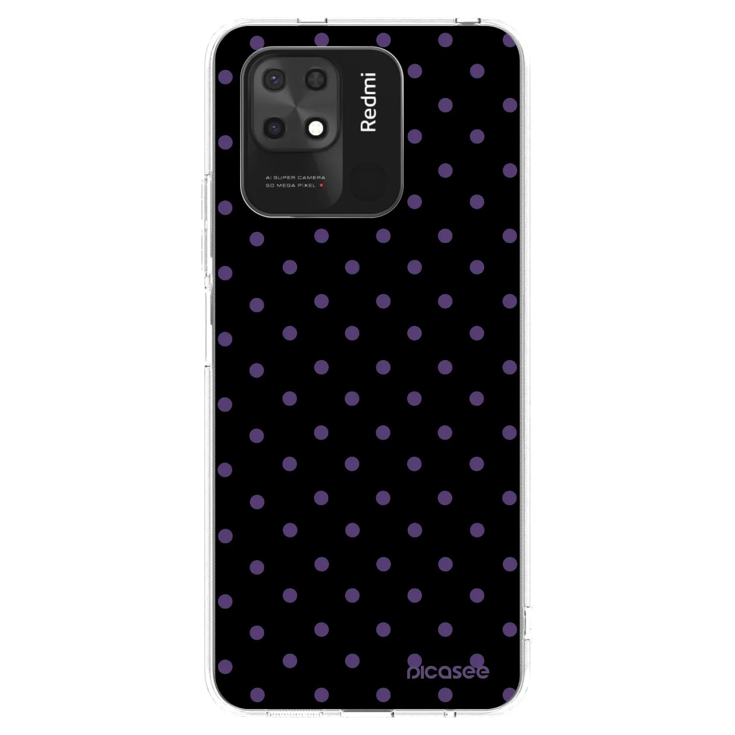 Picasee Xiaomi Redmi 10C Hülle - Transparentes Silikon - Flickers