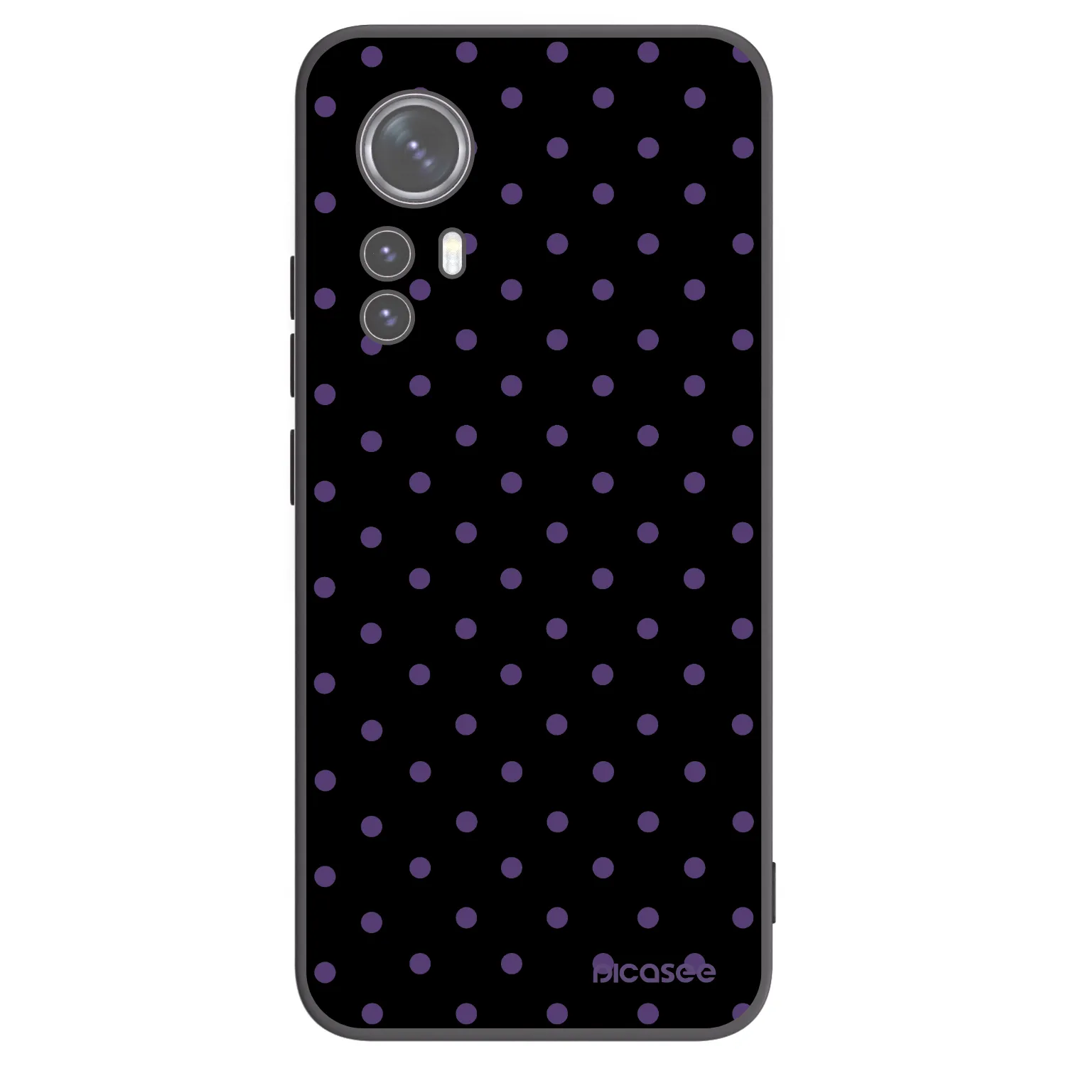 Picasee Xiaomi 12X Hülle - Schwarzes Silikon - Flickers