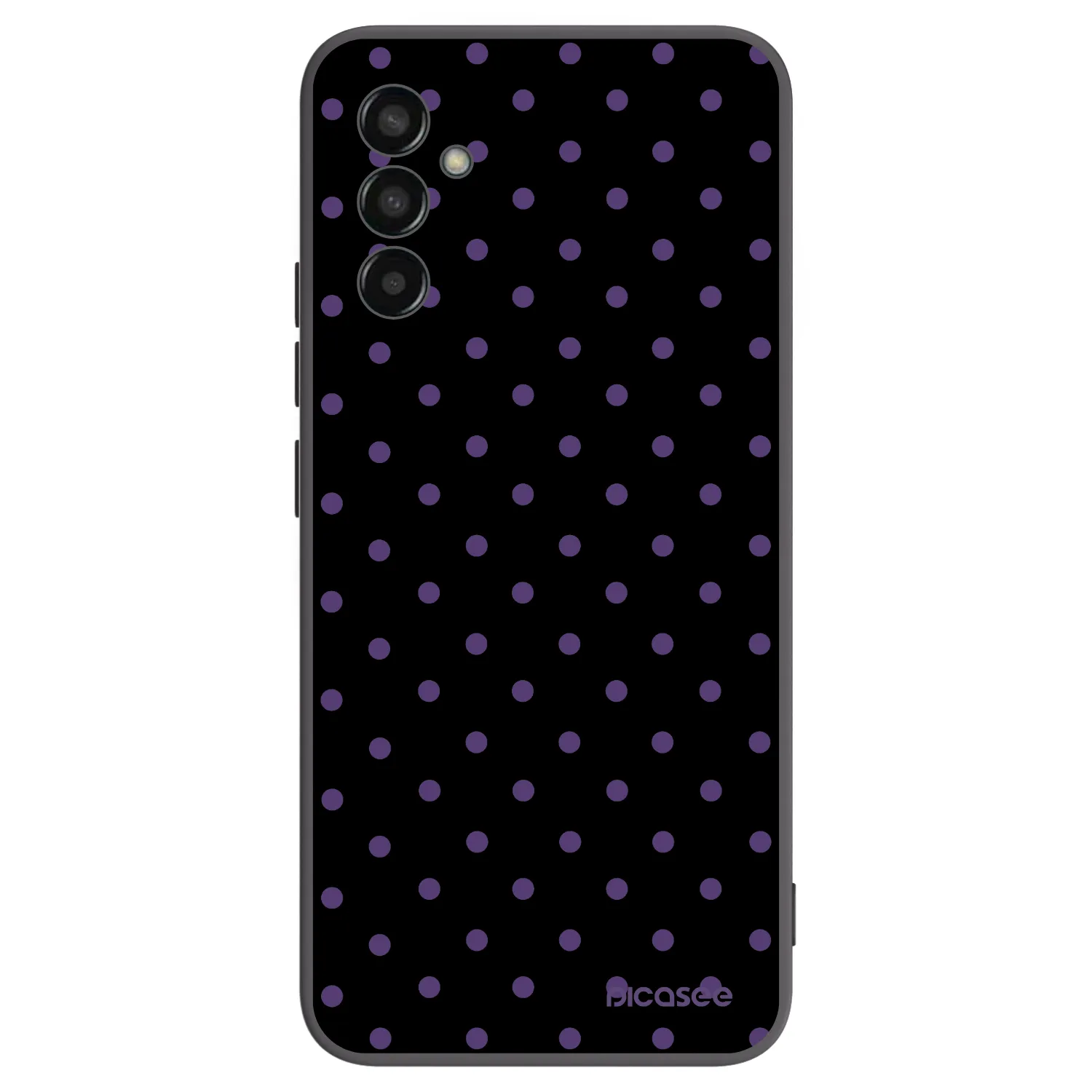 Picasee Samsung Galaxy M13 M135F Hülle - Schwarzes Silikon - Flickers