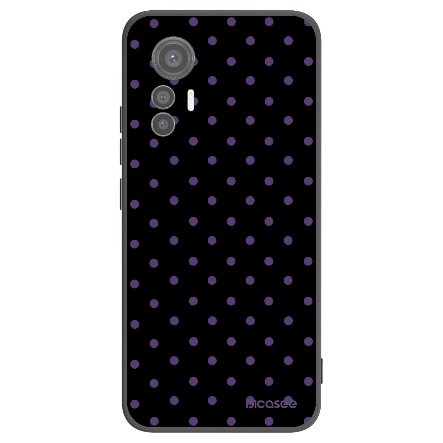 Picasee Xiaomi 12 Lite Hülle - Schwarzes Silikon - Flickers